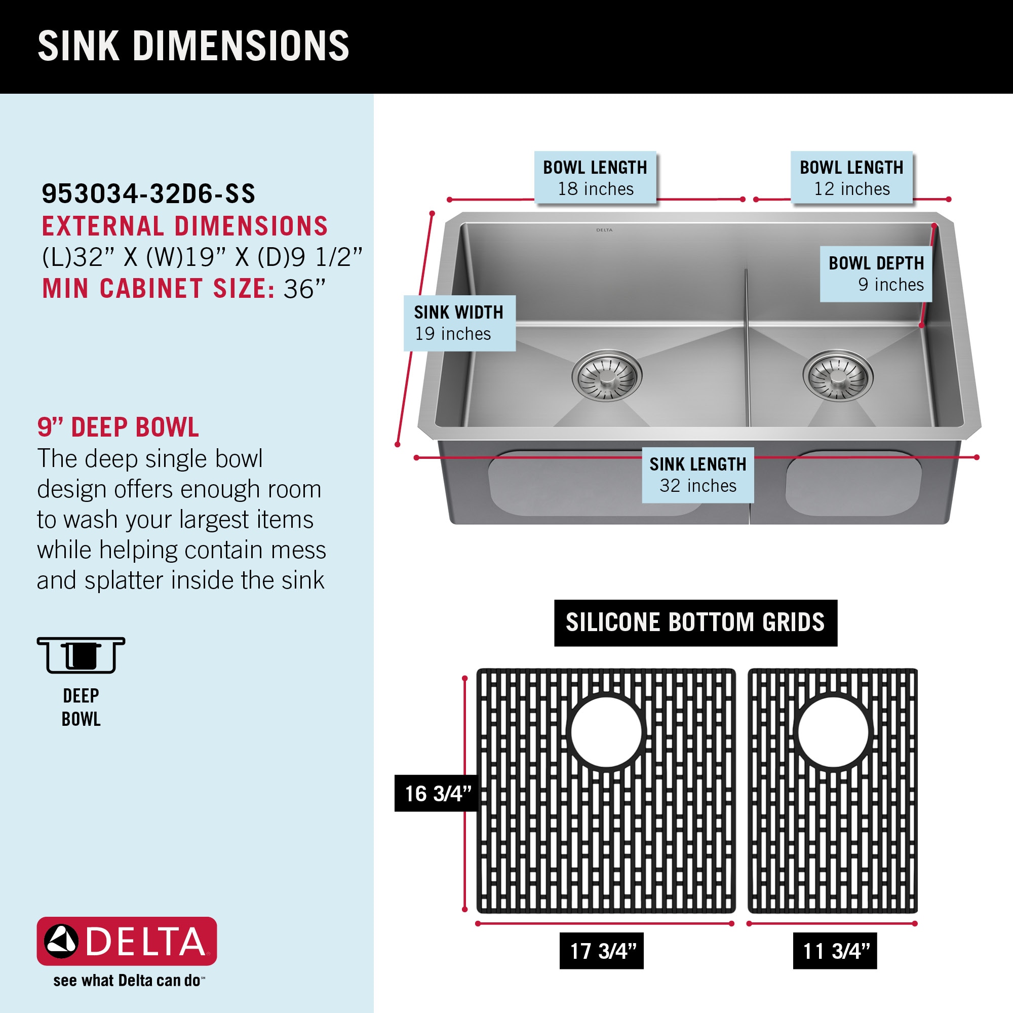 Delta 953034-32D6-SS Kitchen-Sinks - View #6