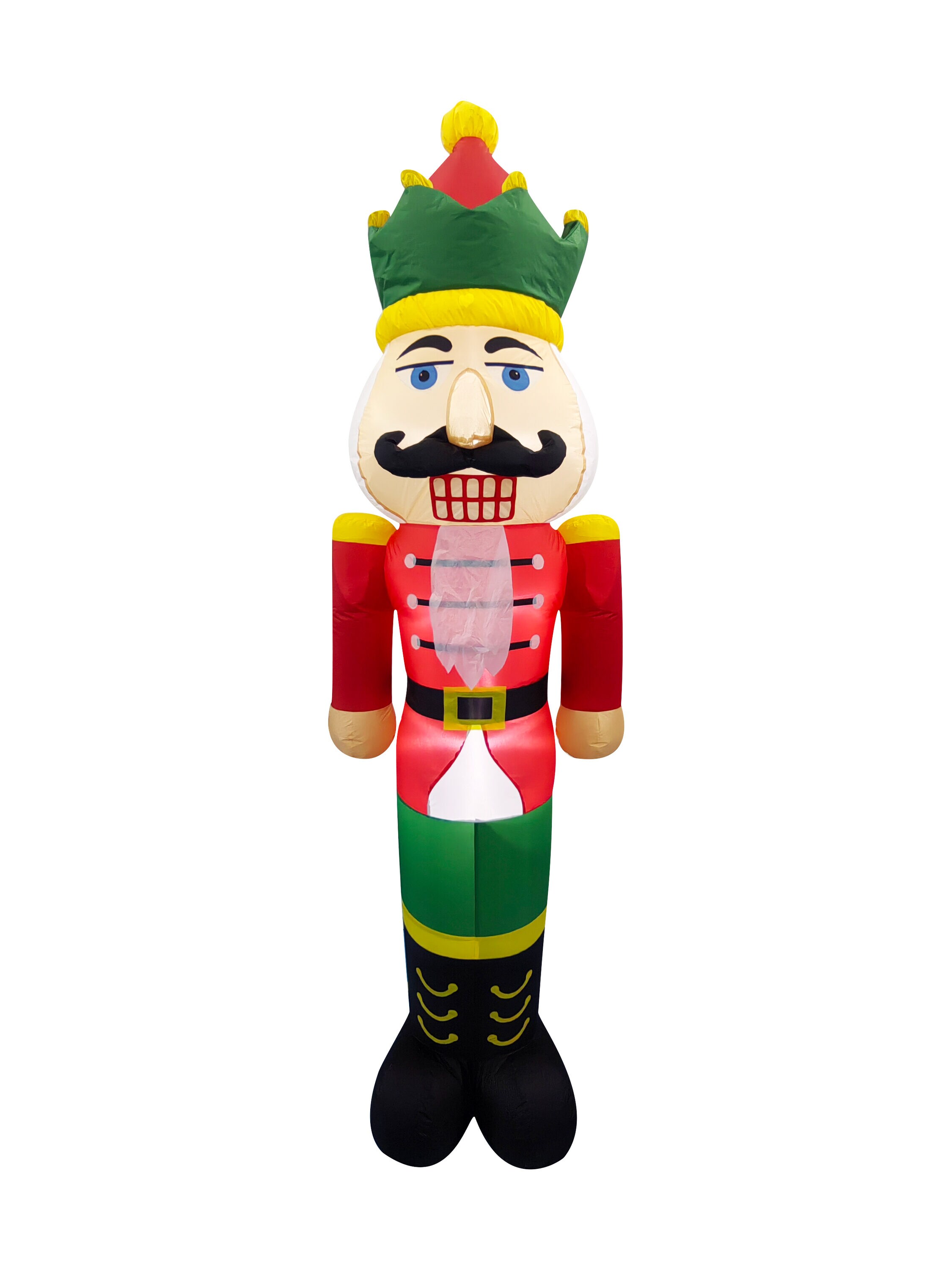 Sunnydaze Decor LDE-6811 8-ft Lighted Nutcracker Christmas Inflatable