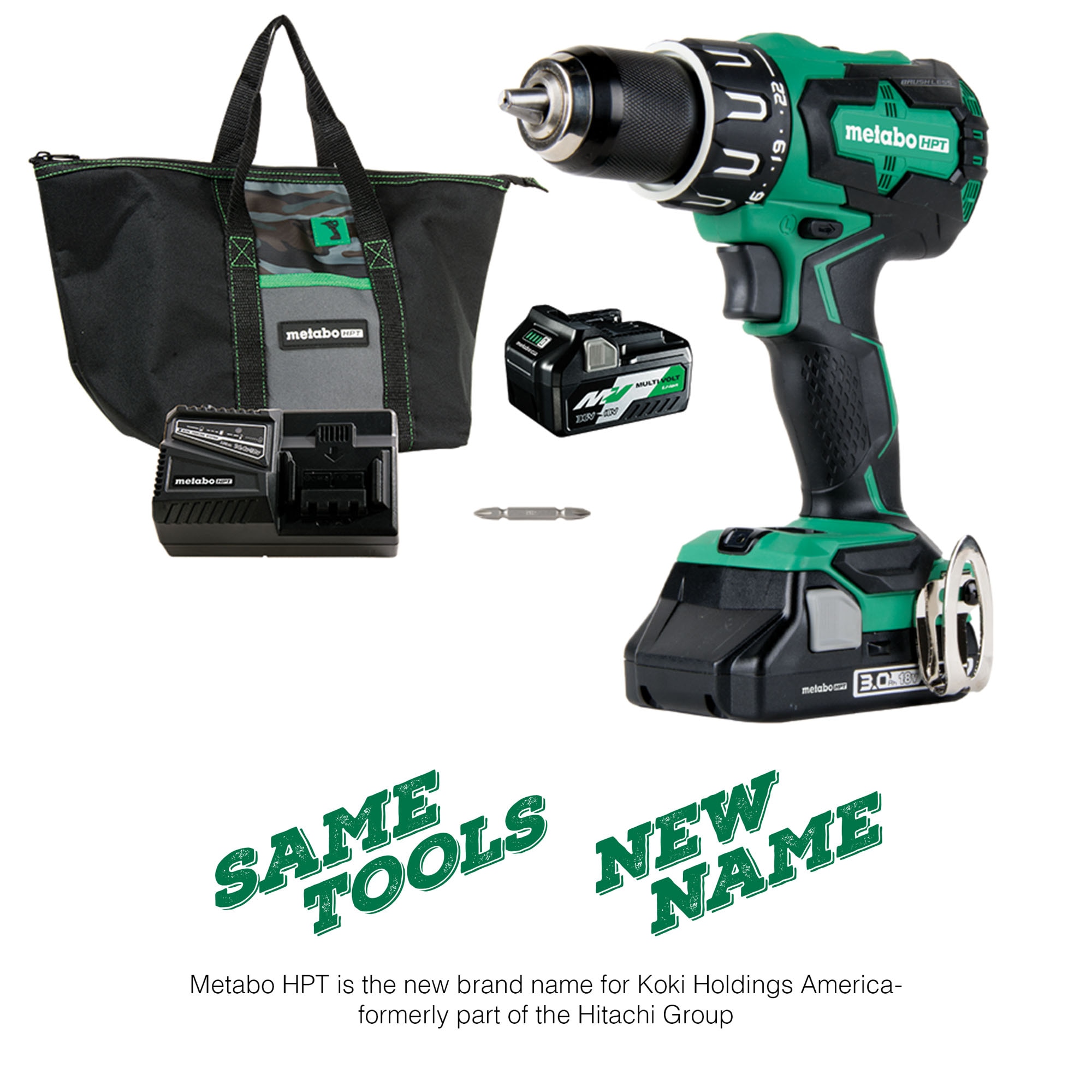 Metabo HPT 1/2-in 18-volt Variable Speed Brushless Cordless Hammer ...