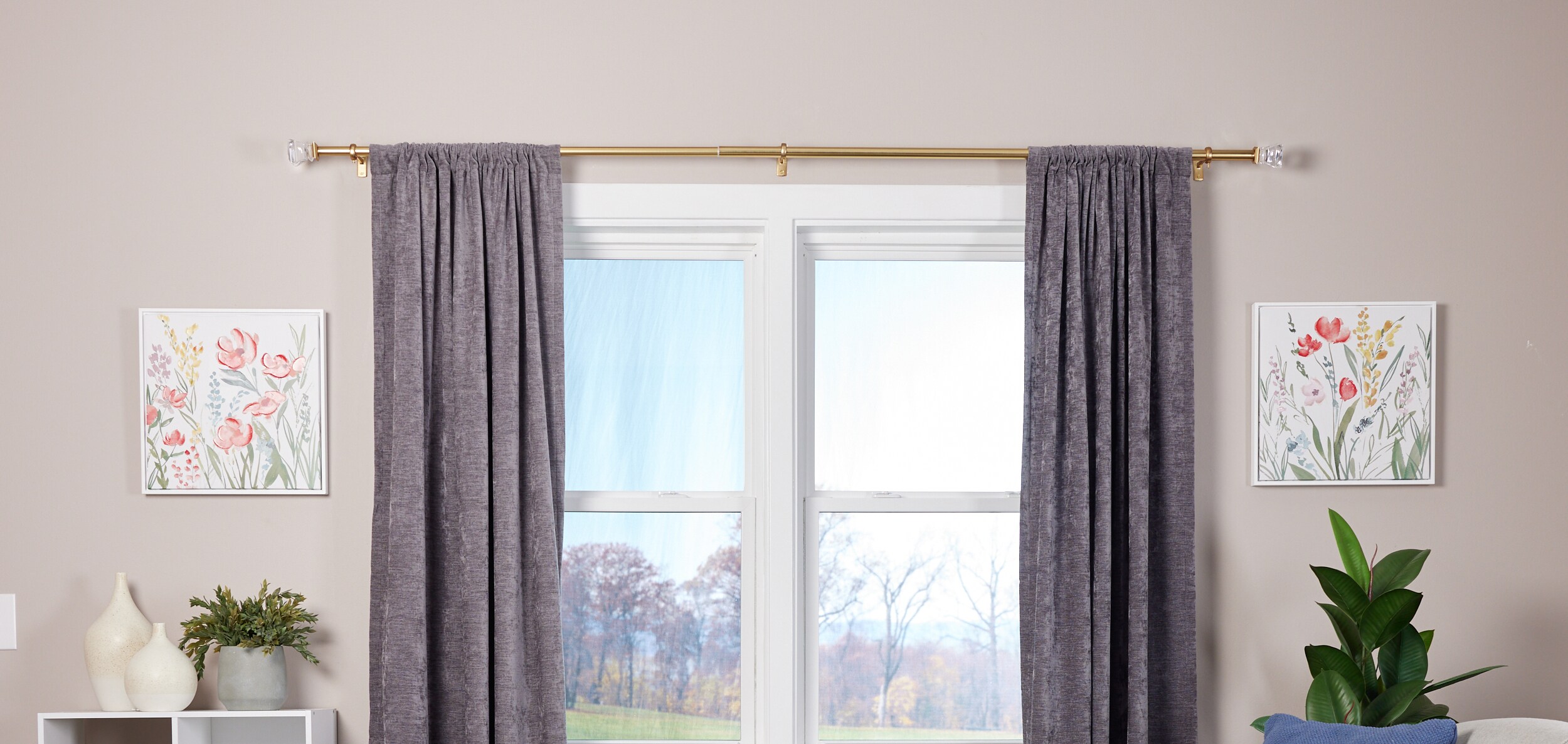 allen + roth FSI 6802A BGLD Curtain-Rods - View #5