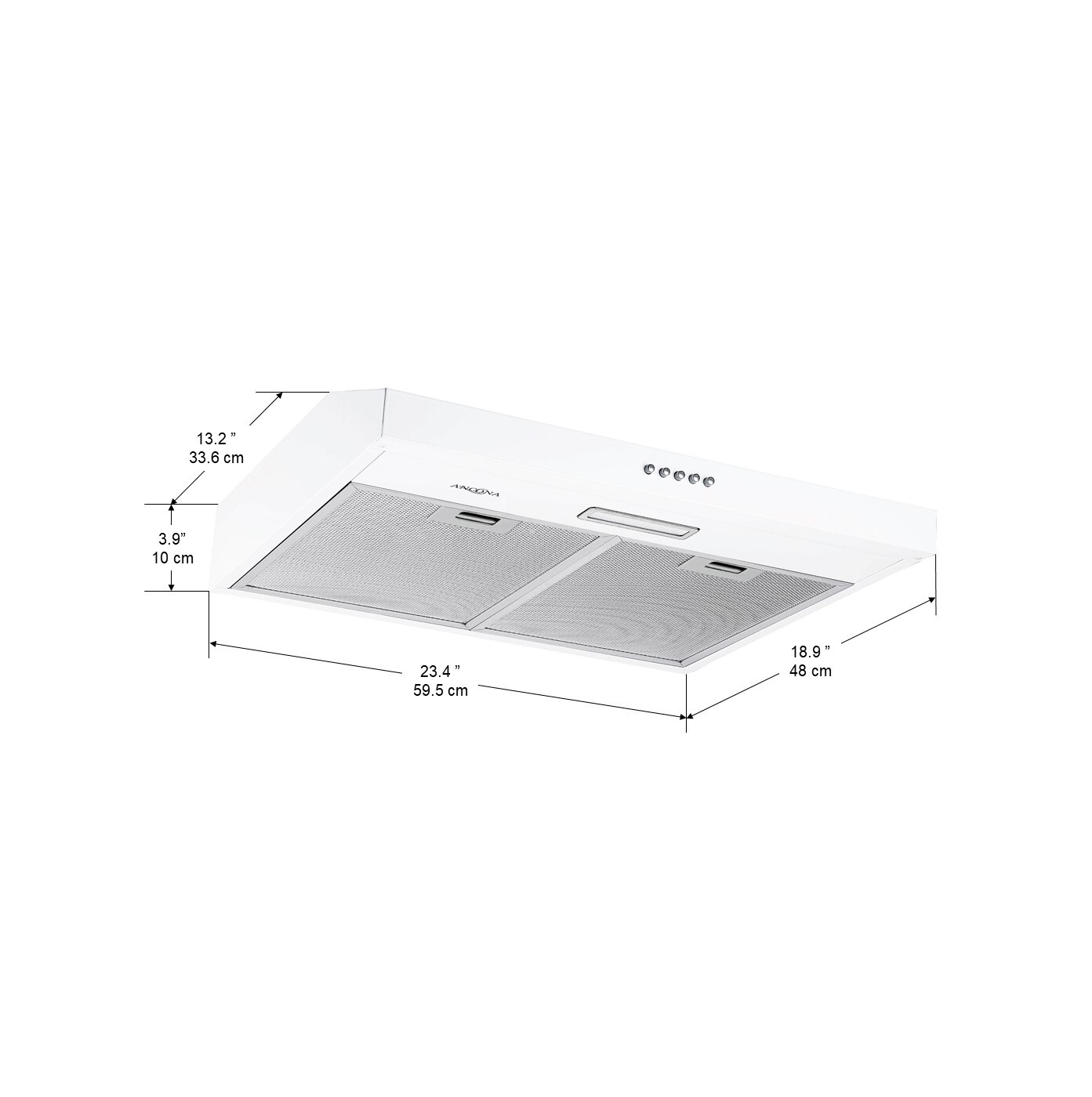 Ancona AN-1800 Undercabinet-Range-Hoods - View #7