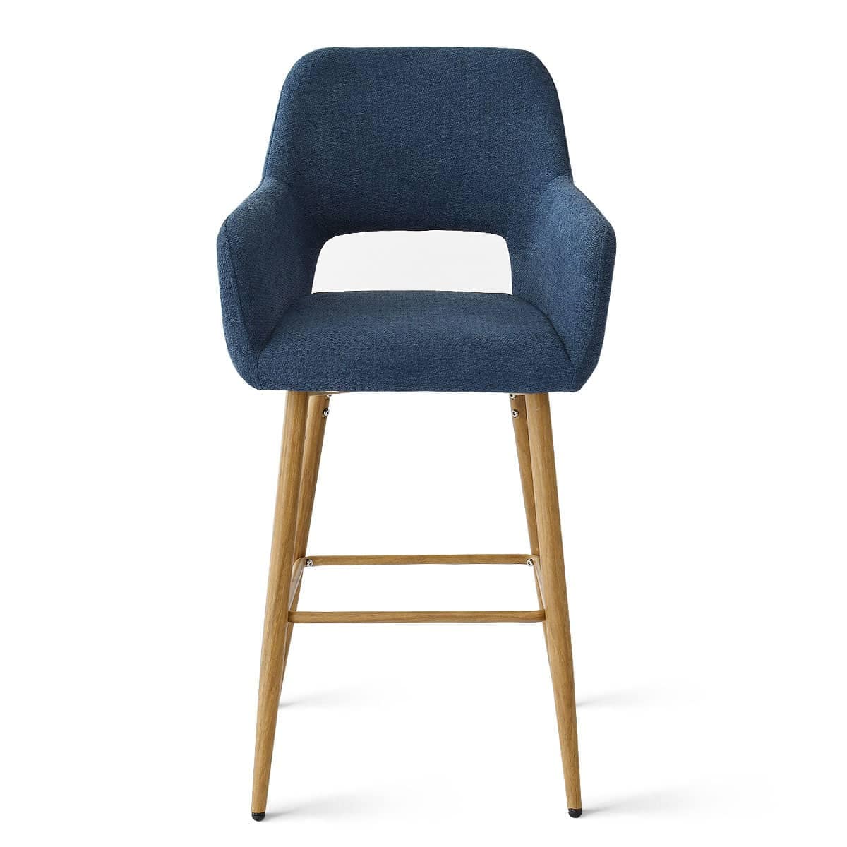 Maison Boucle ATLANTA-ARM-MB-BLUE stools - View #5