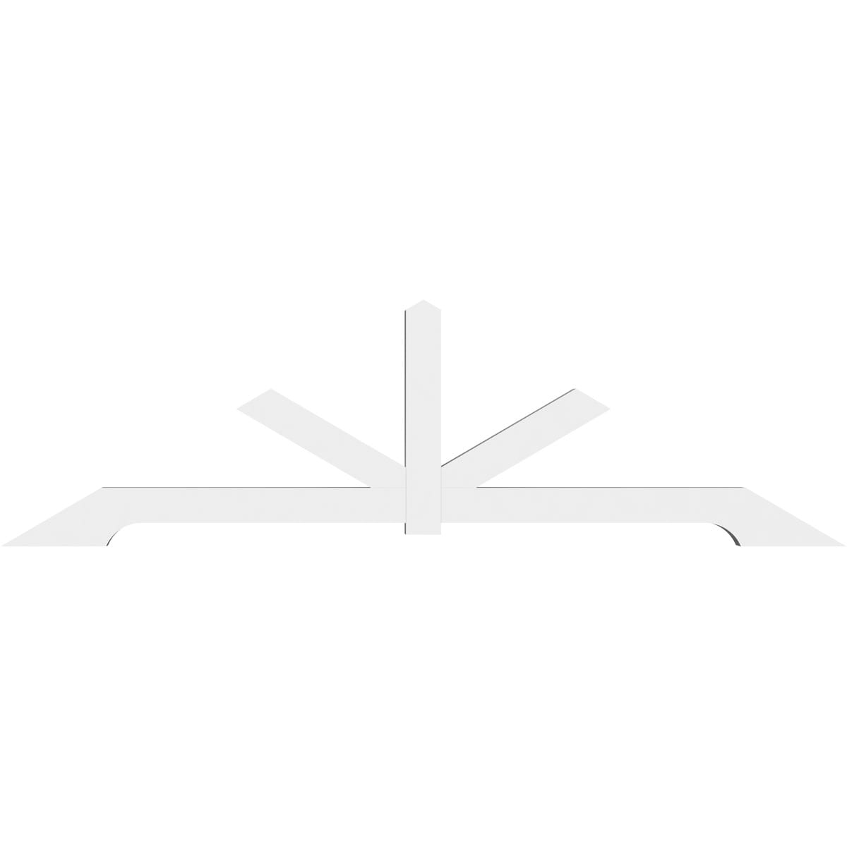 Ekena Millwork GBP096X28X0404VAN00 Exterior-Brackets-Braces - View #2