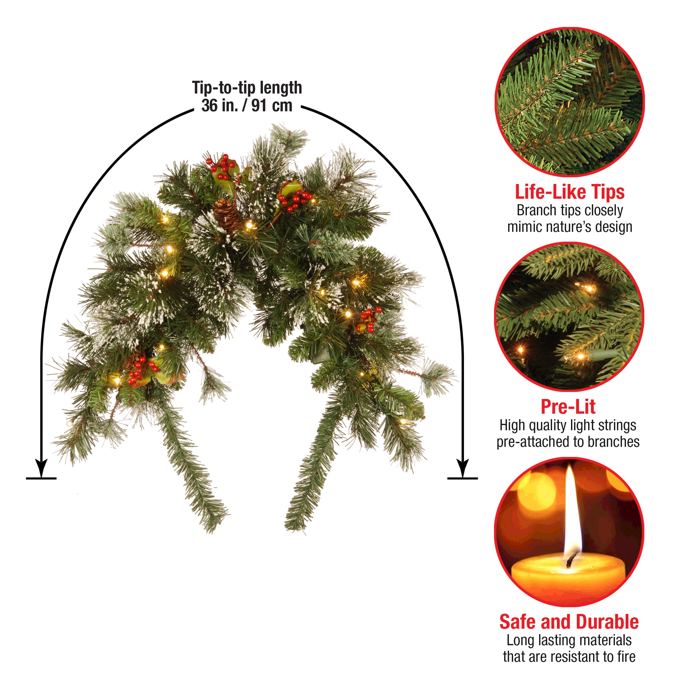 National Tree Company WP1-300-3MB-1 Outdoor-Christmas-Decor - View #5