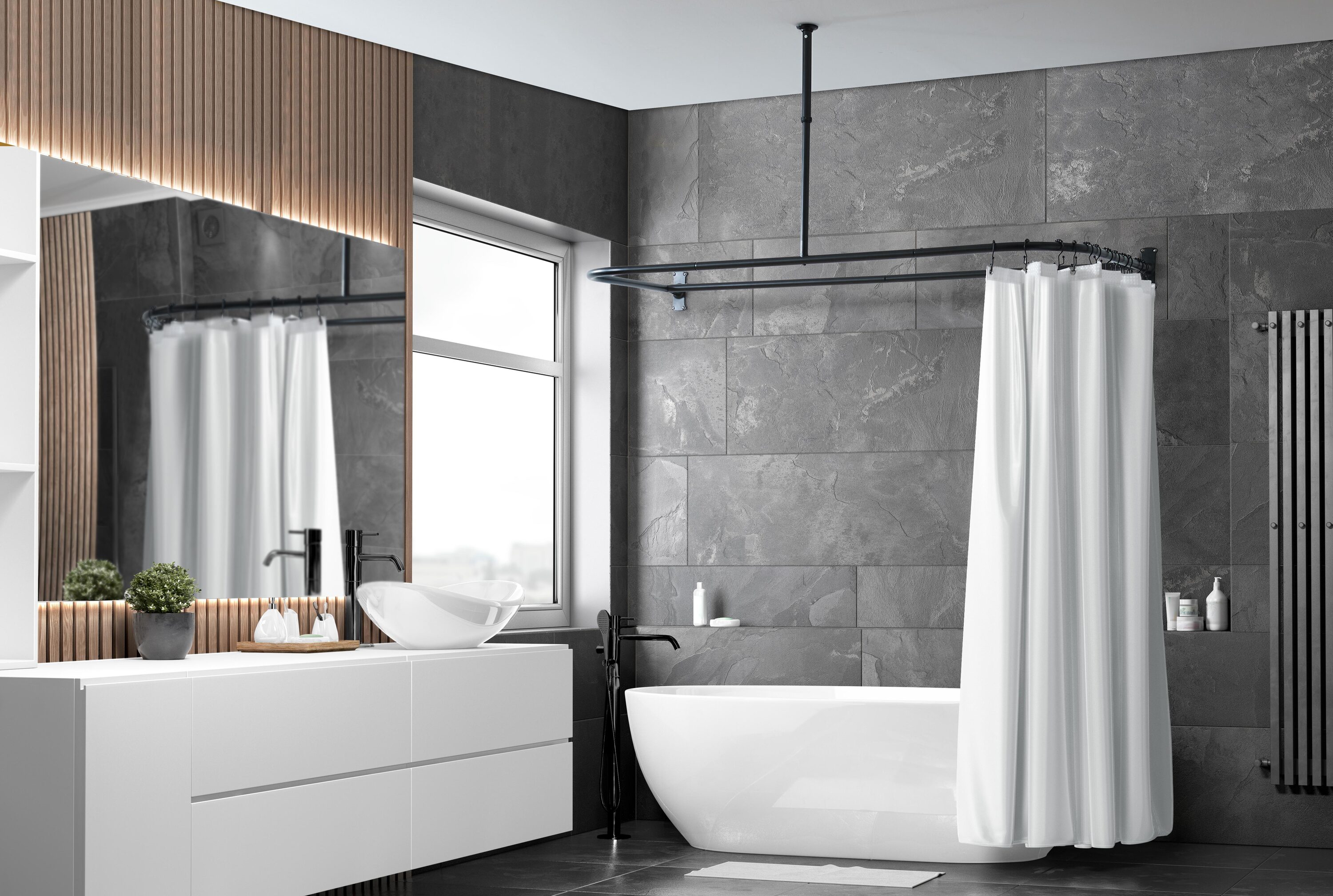Utopia Alley DR1BK Shower-Rods - View #11