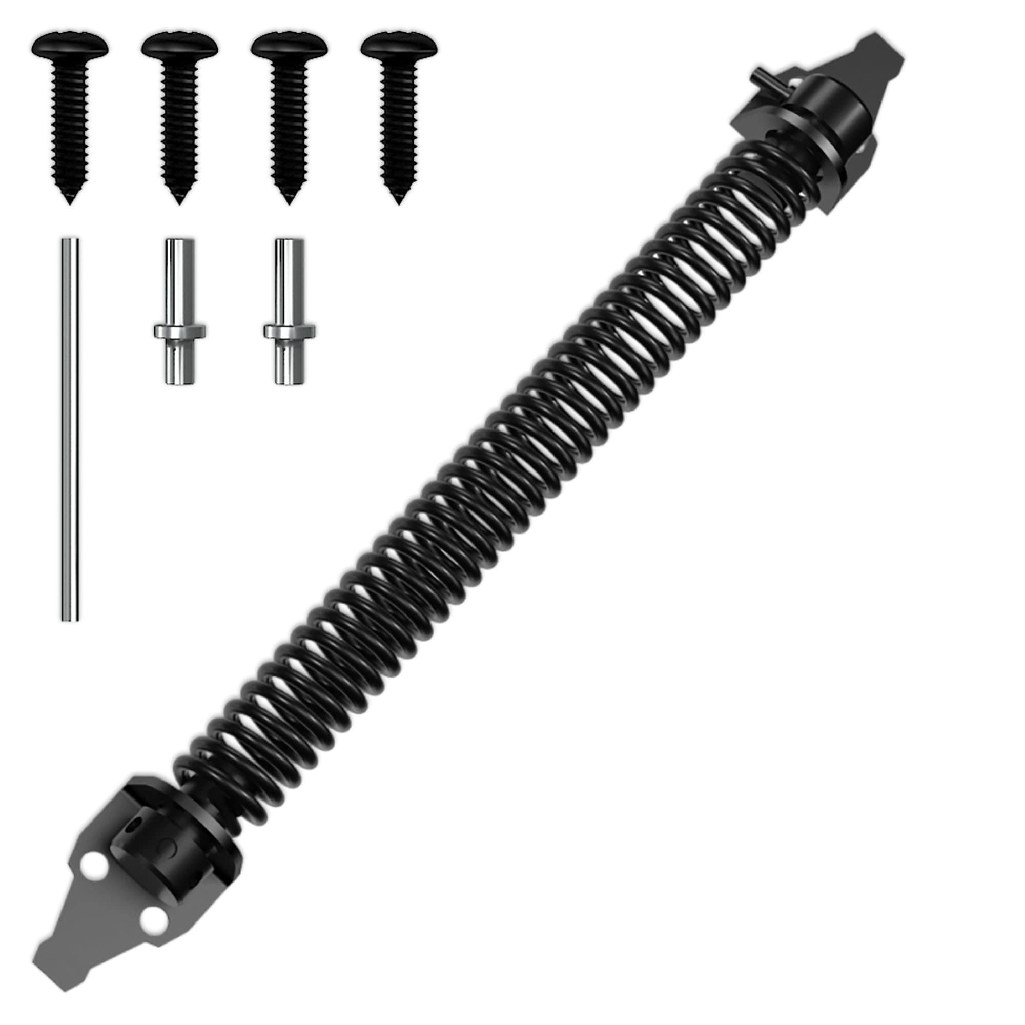 Etokfoks 14 in Self Closing Black Carbon Steel Fence Gate Spring ...