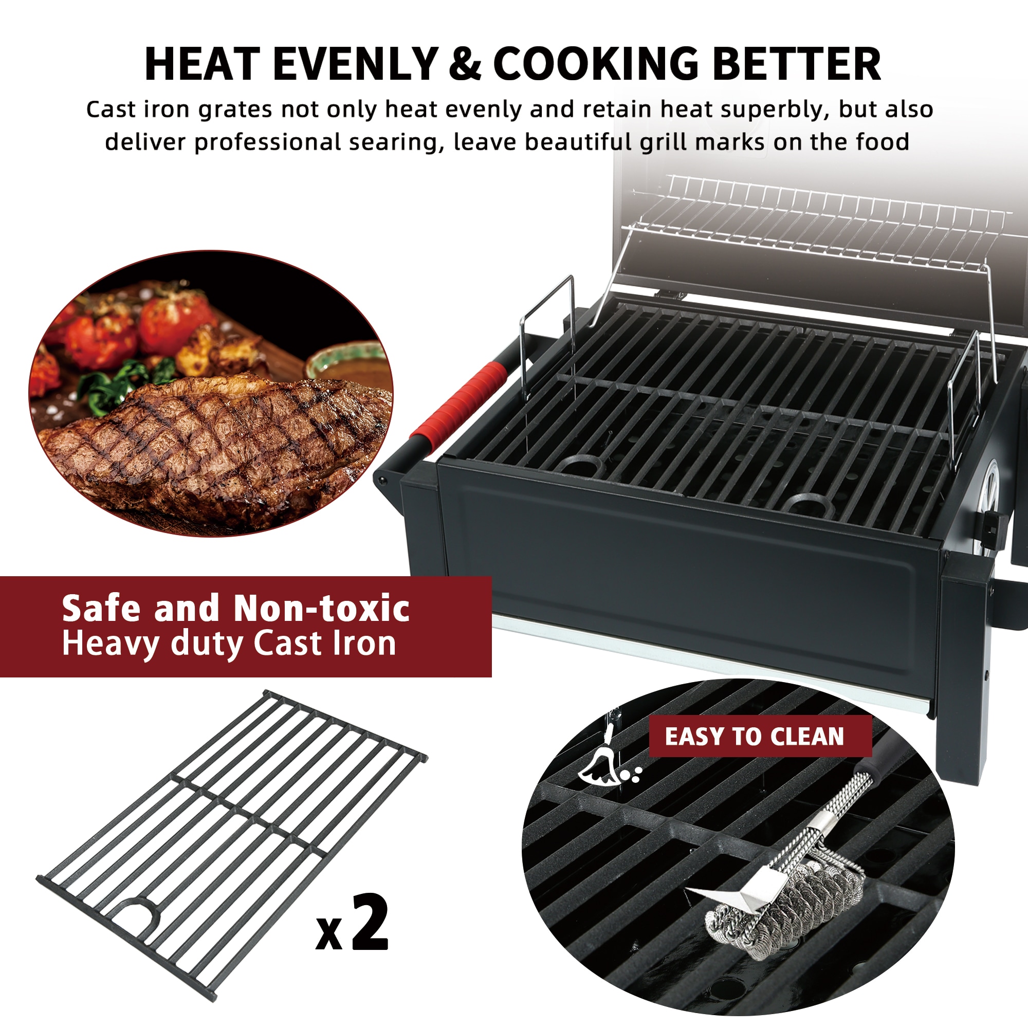 Feasto 2720PC Charcoal-Grills - View #9