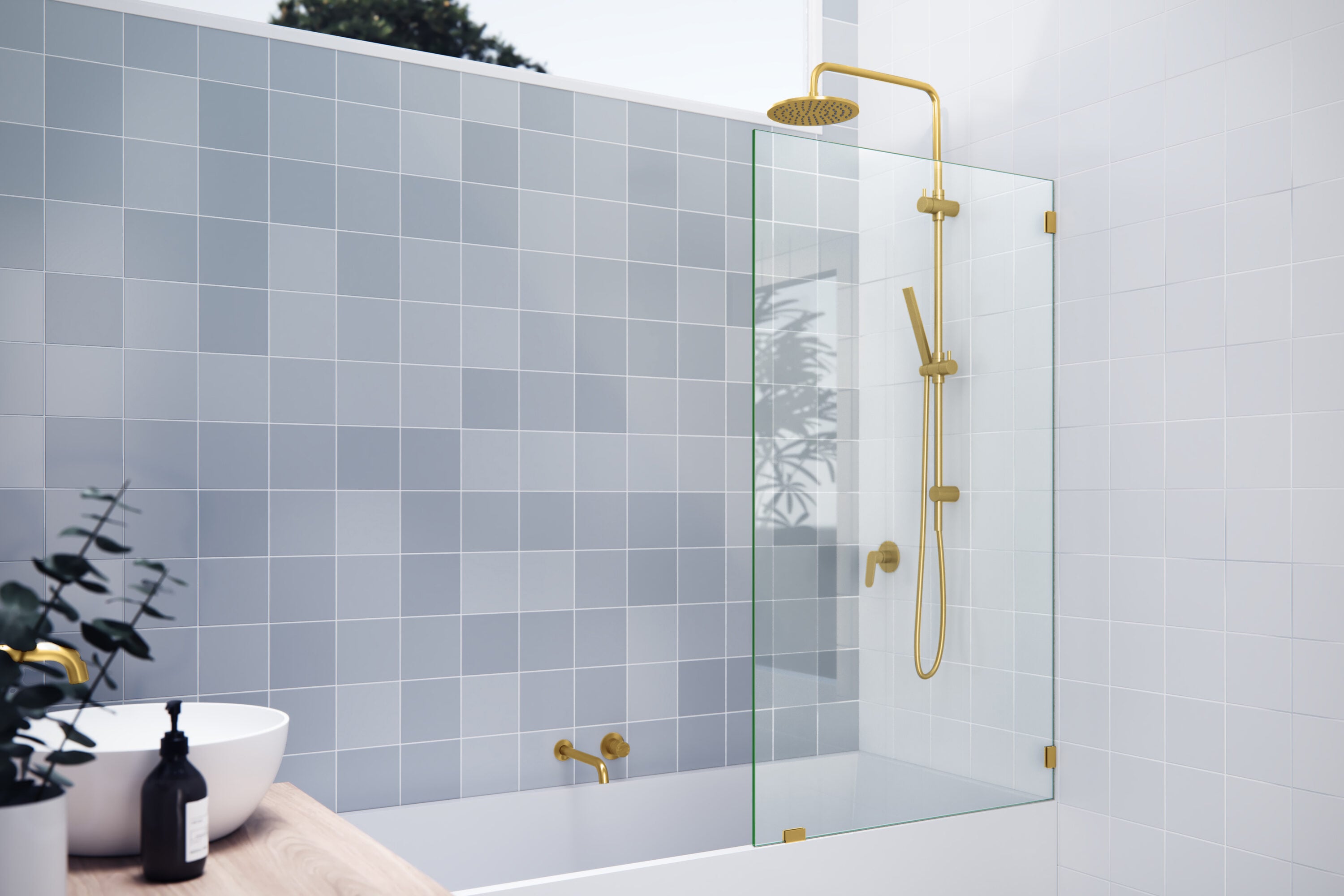 Glass Warehouse GW-BF-33.5-SB Shower-Doors - View #3