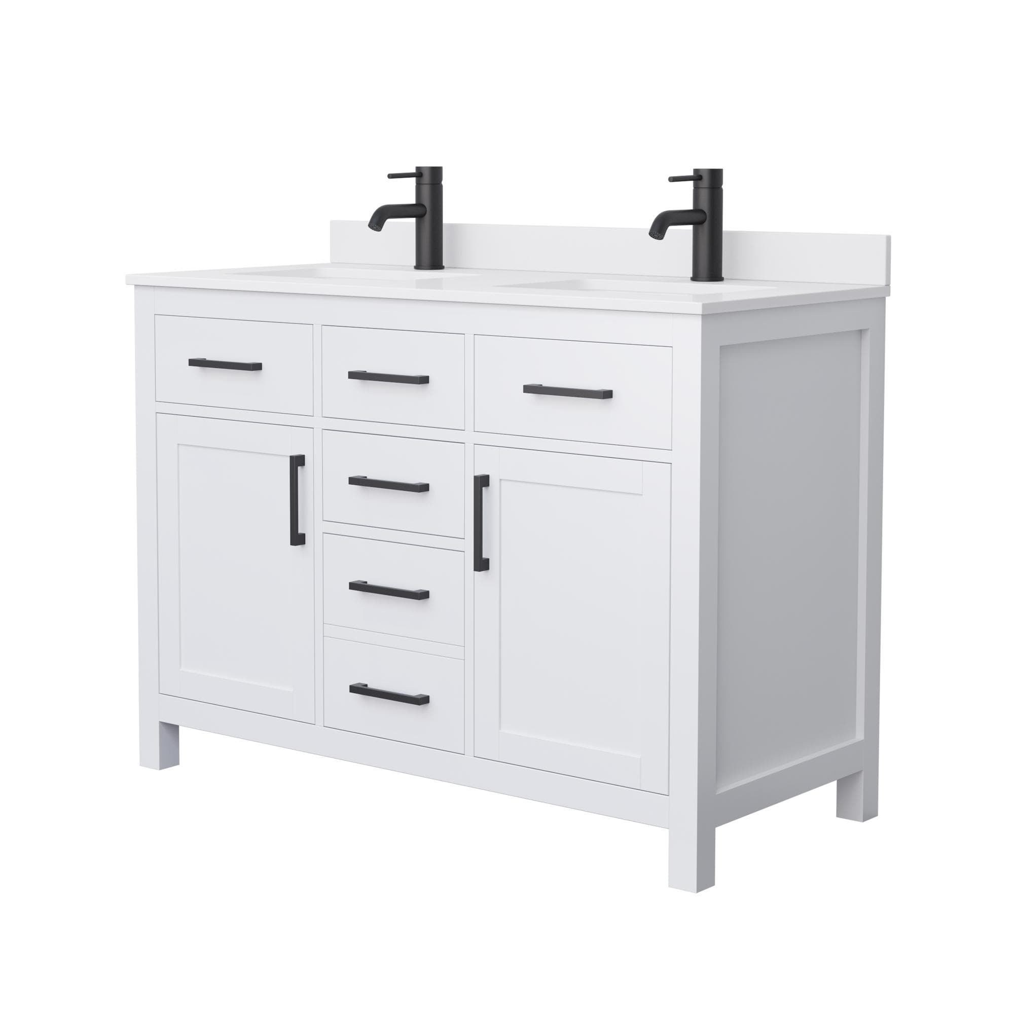 Wyndham Collection WCG242448DWBWCUNSMXX Bath-Vanity-Combo - View #2