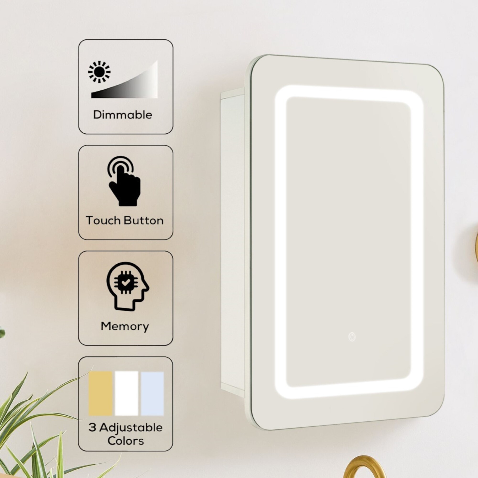 TEHOME GC-0Y325 Bathroom-Medicine-Cabinets - View #9