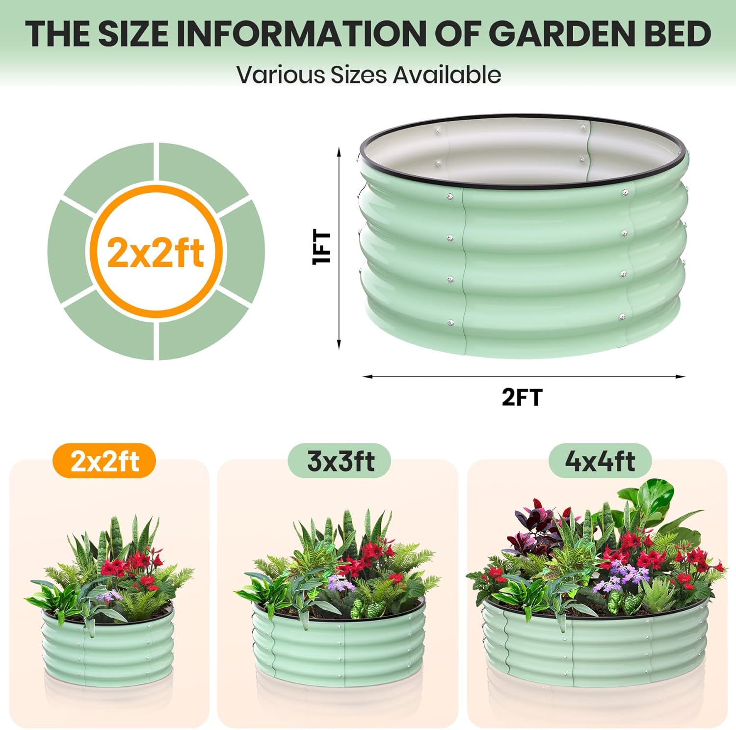 Garvee 3E2J96NIJF61NN2P Raised-Garden-Beds - View #3