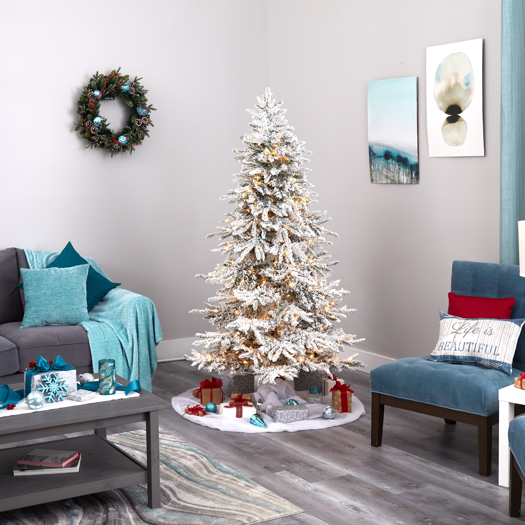 Nearly Natural T1494 Artificial-Christmas-Trees - View #9