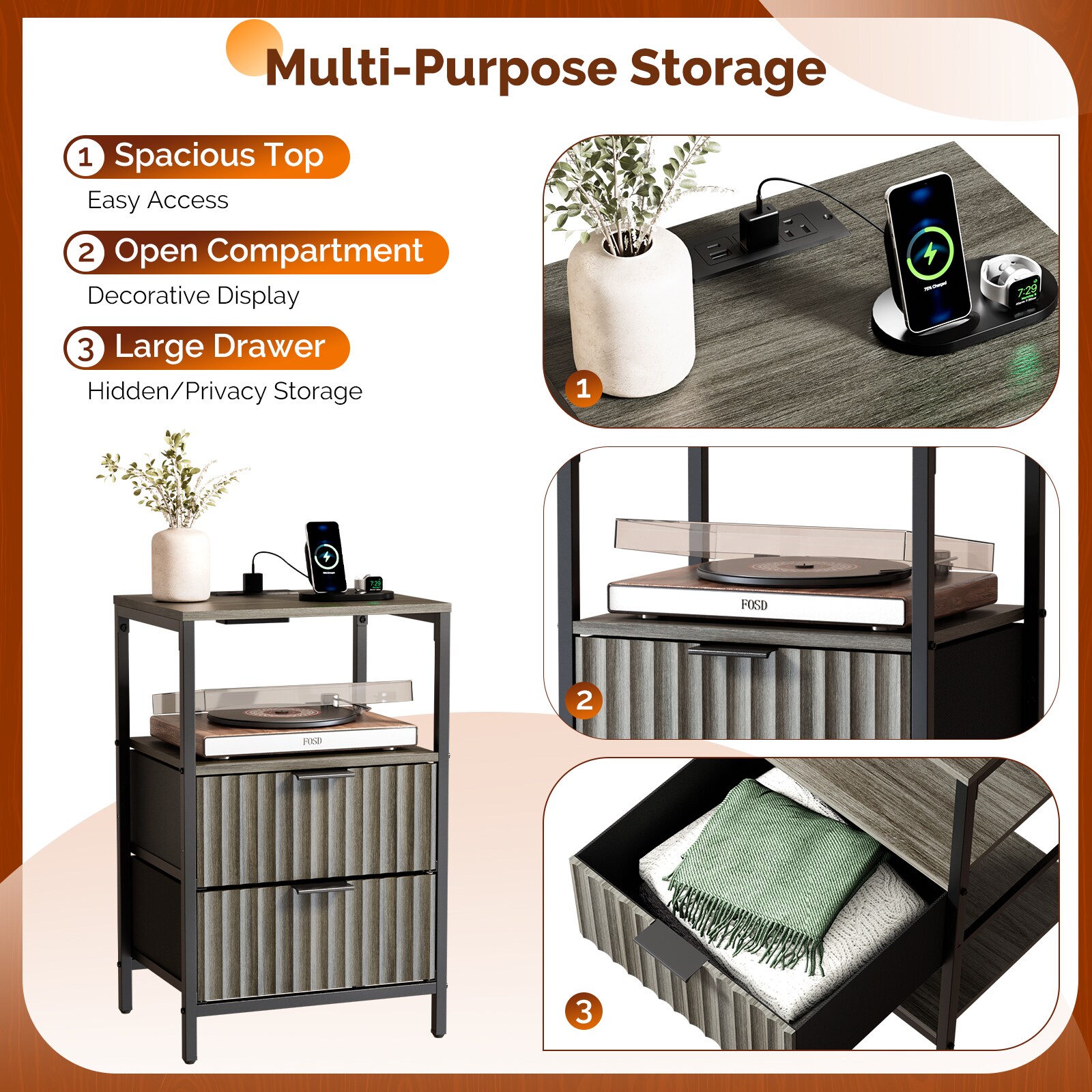 VINGLI LS-G52009731 nightstands - View #6