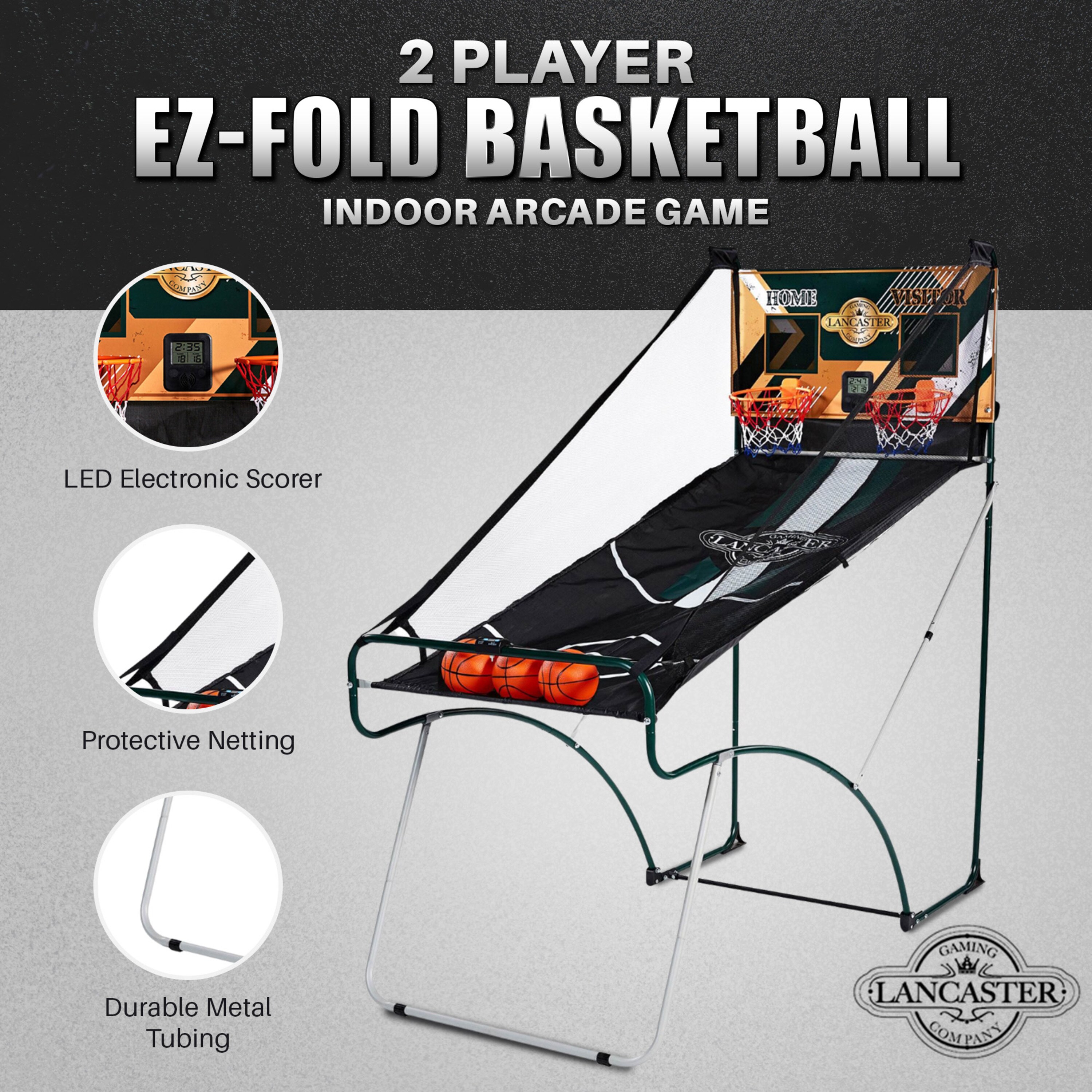 Lancaster Gaming Company 84070 Electronic-Basketball-Games - View #2