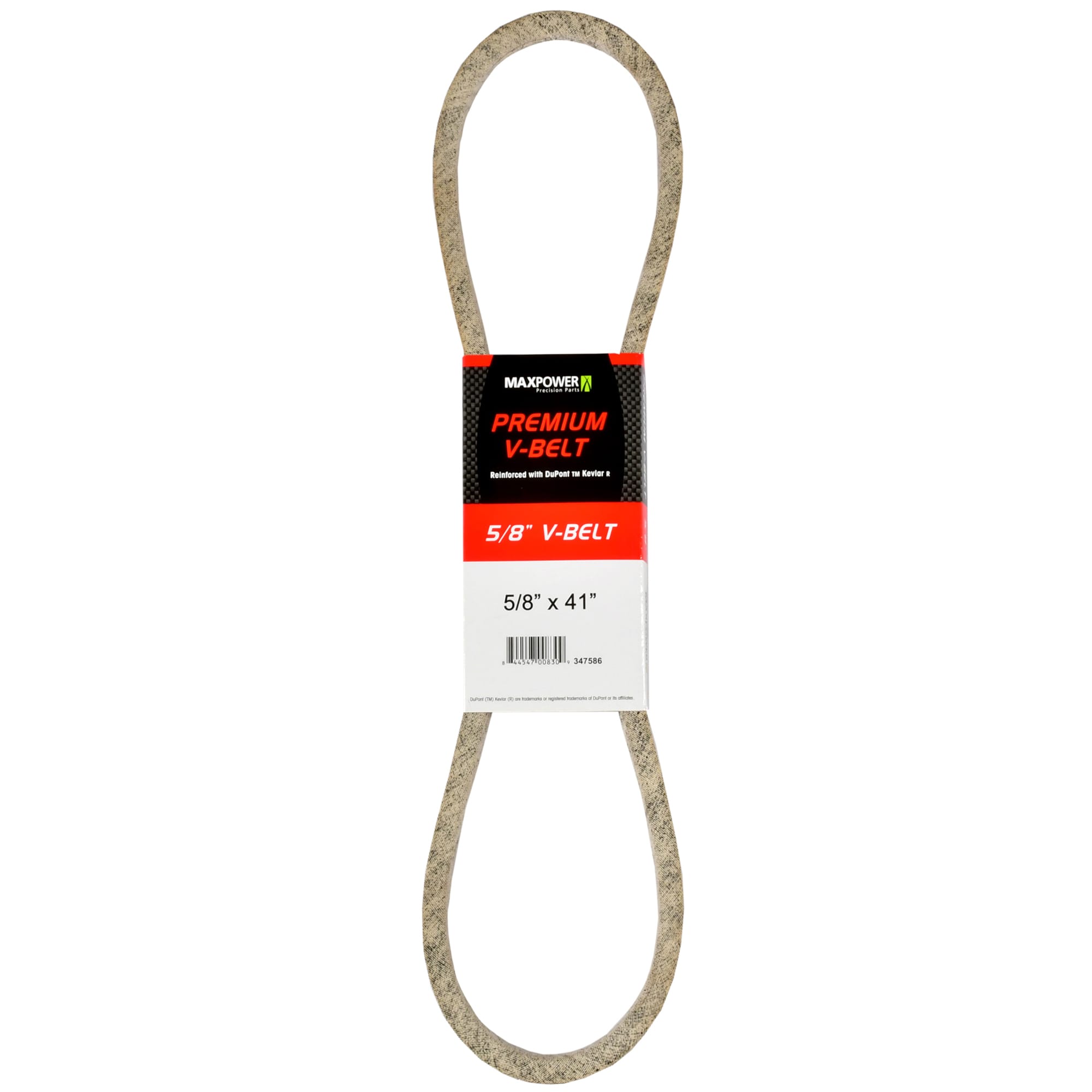 MaxPower 347586 5/8-in x 41-in V-belt, Riding Mower/Tractors, Replaces OEM Part Number Universal