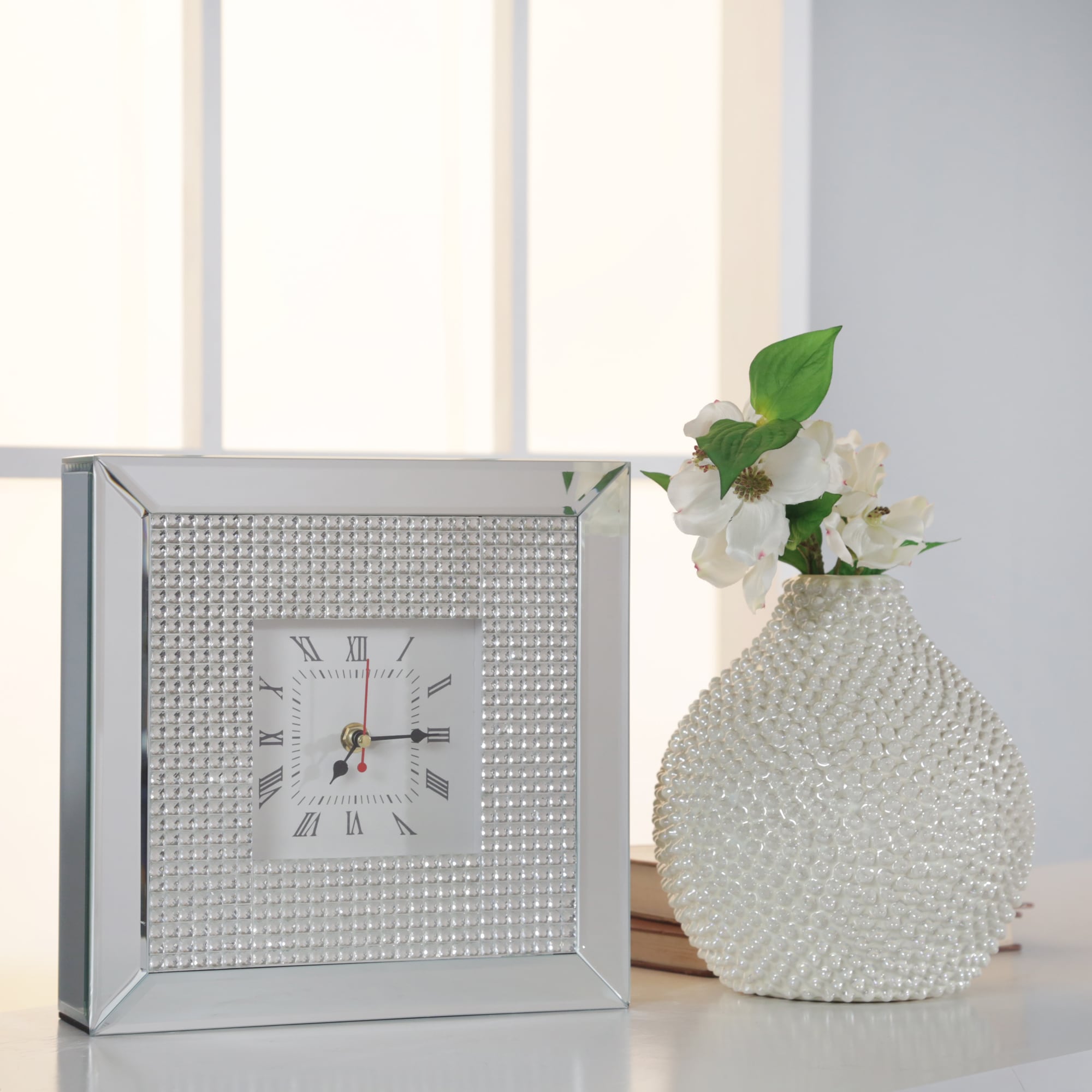 Sagebrook Home 13229-03 Analog Square Tabletop