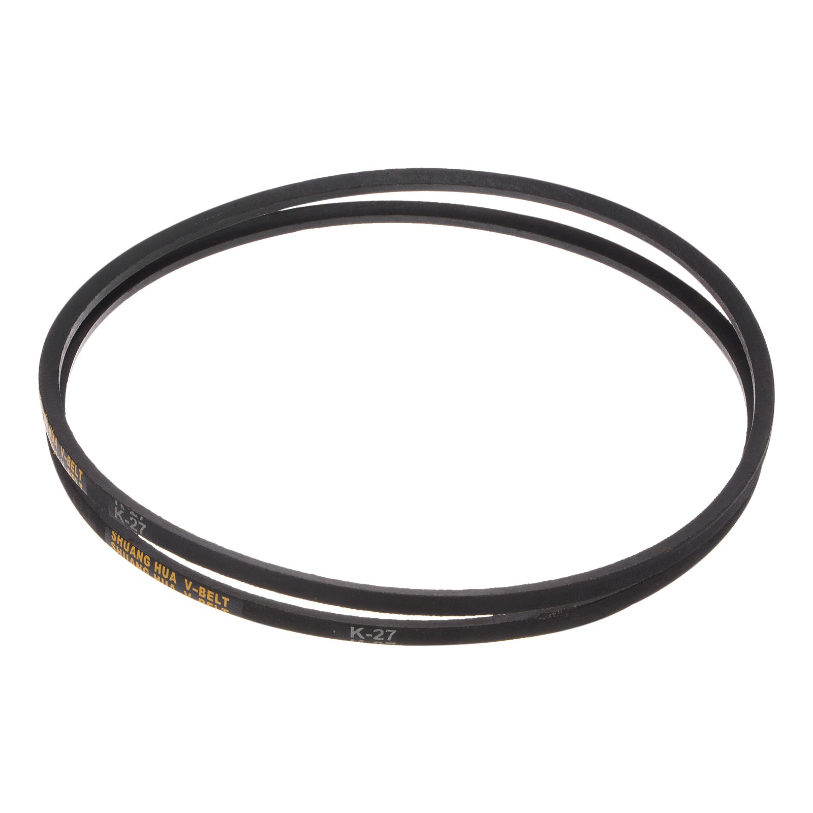 Unique Bargains 2pcs K27 Rubber V Belt K Section V-Belt 27inch Outside Circumference x 0.315inch Width x 0.236inch Thick Industrial Power Transmission Belt