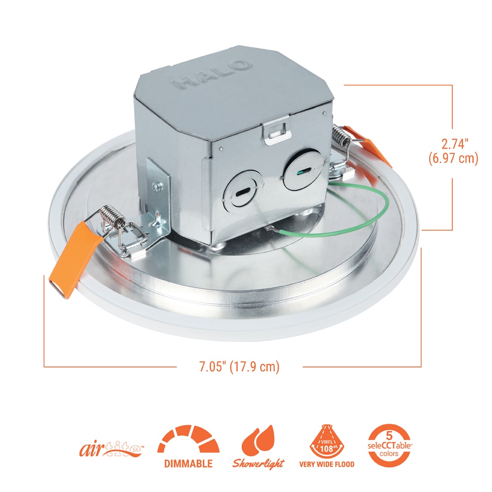 White 6-Inch Canless Recessed LED Downlight with JBOX 12-Pack
