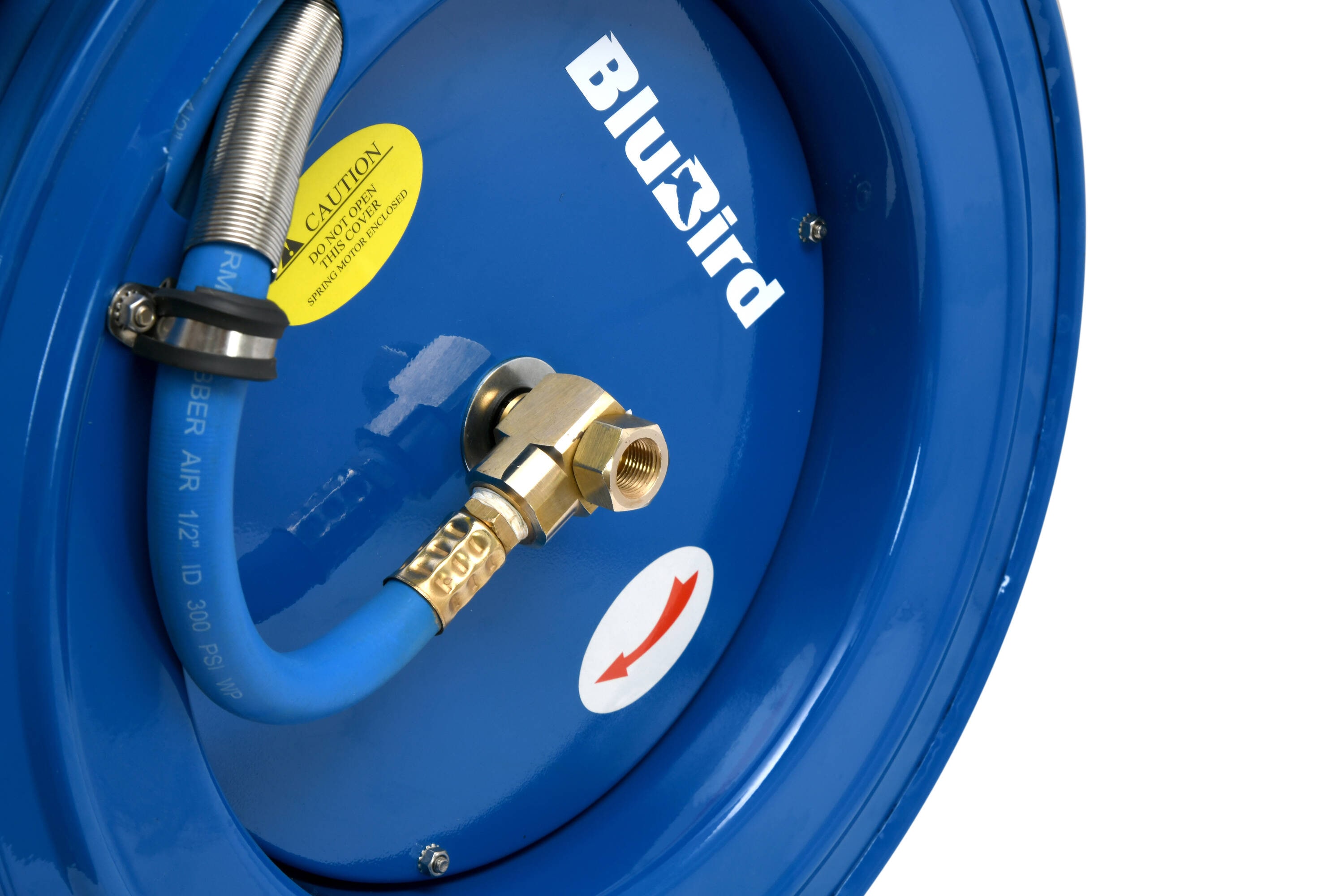 BluBird Blubird Air Hose Reel Is An Ultimate Combination Of Corrosion Resistant Powder Coated Steel, Single Adjustable Guide Arm, L-shaped Base with Groove Reinforcement Ensuring A Stable Support Along with World Best Air Hose By Blubird BBRHD1250 Sansujyuku sansujyuku.com