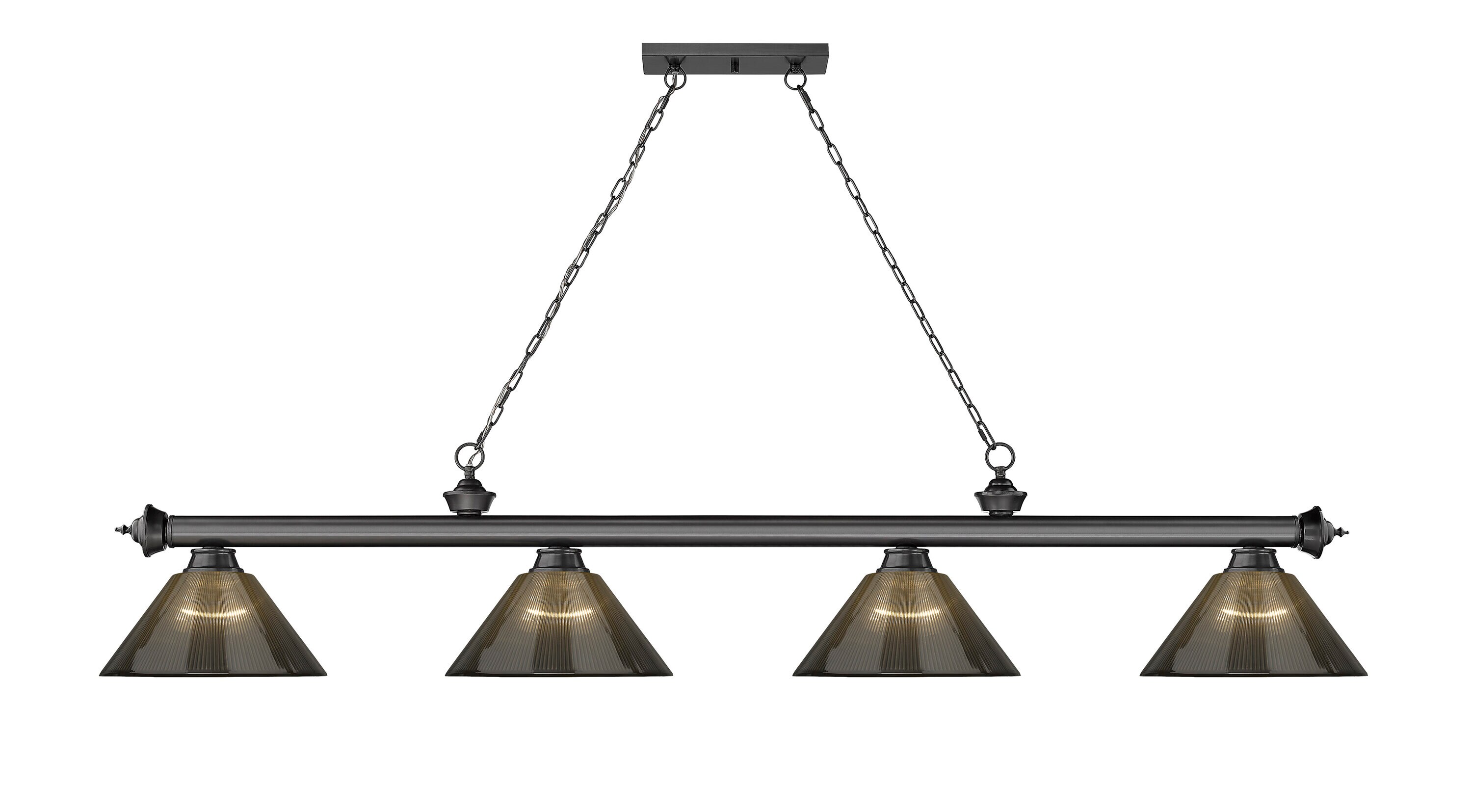 Z-Lite 2306-4BP-ARS Pool-Table-Lighting - View #2