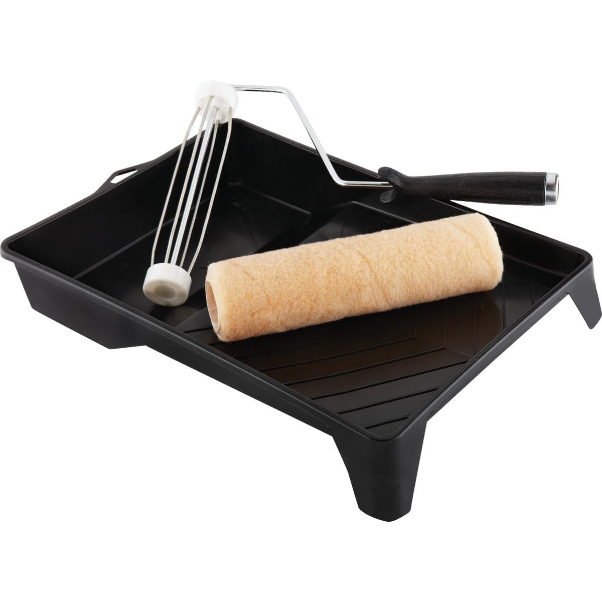 Linzer  Products 781434 Tray Roller Set for 9 in Paint Rollers Black