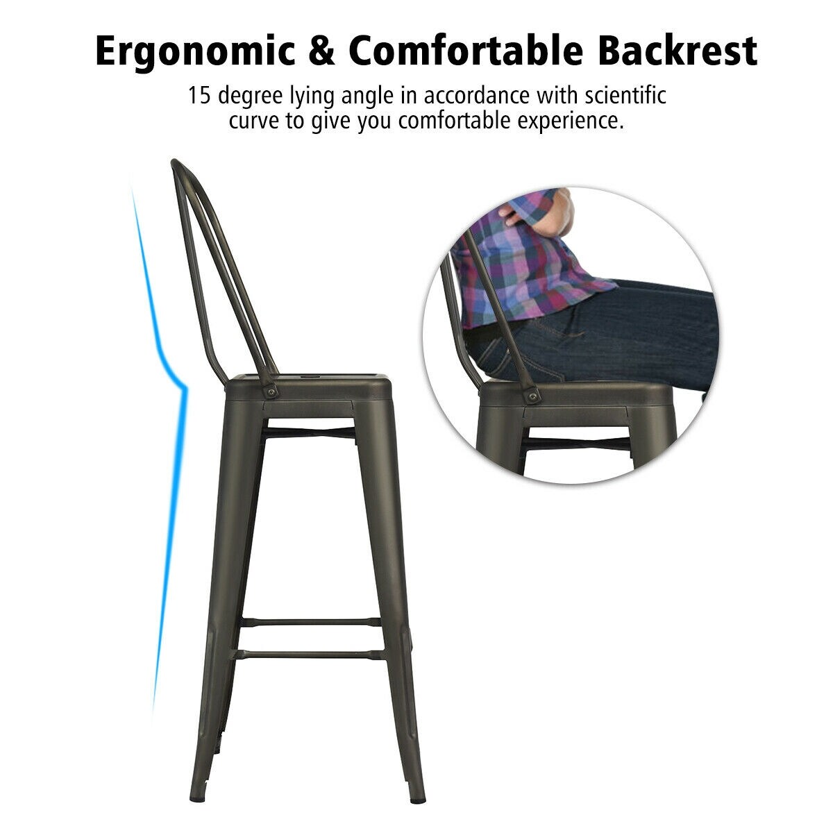 Sumyeg WF-HW66215GUN-LA stools - View #7