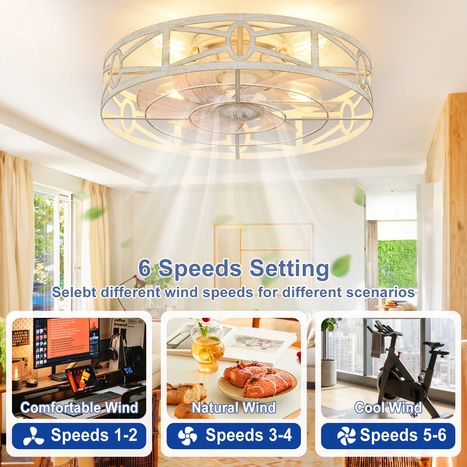 Dovanpaul 216-20C-CG-LW Ceiling-Fans - View #4