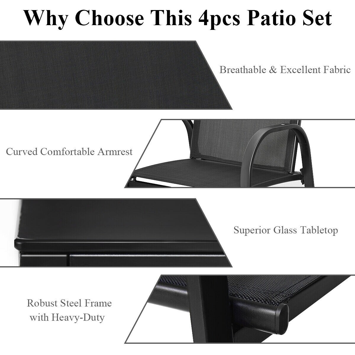 Slickblue D-CO-KB84856WH Patio-Conversation-Sets - View #8