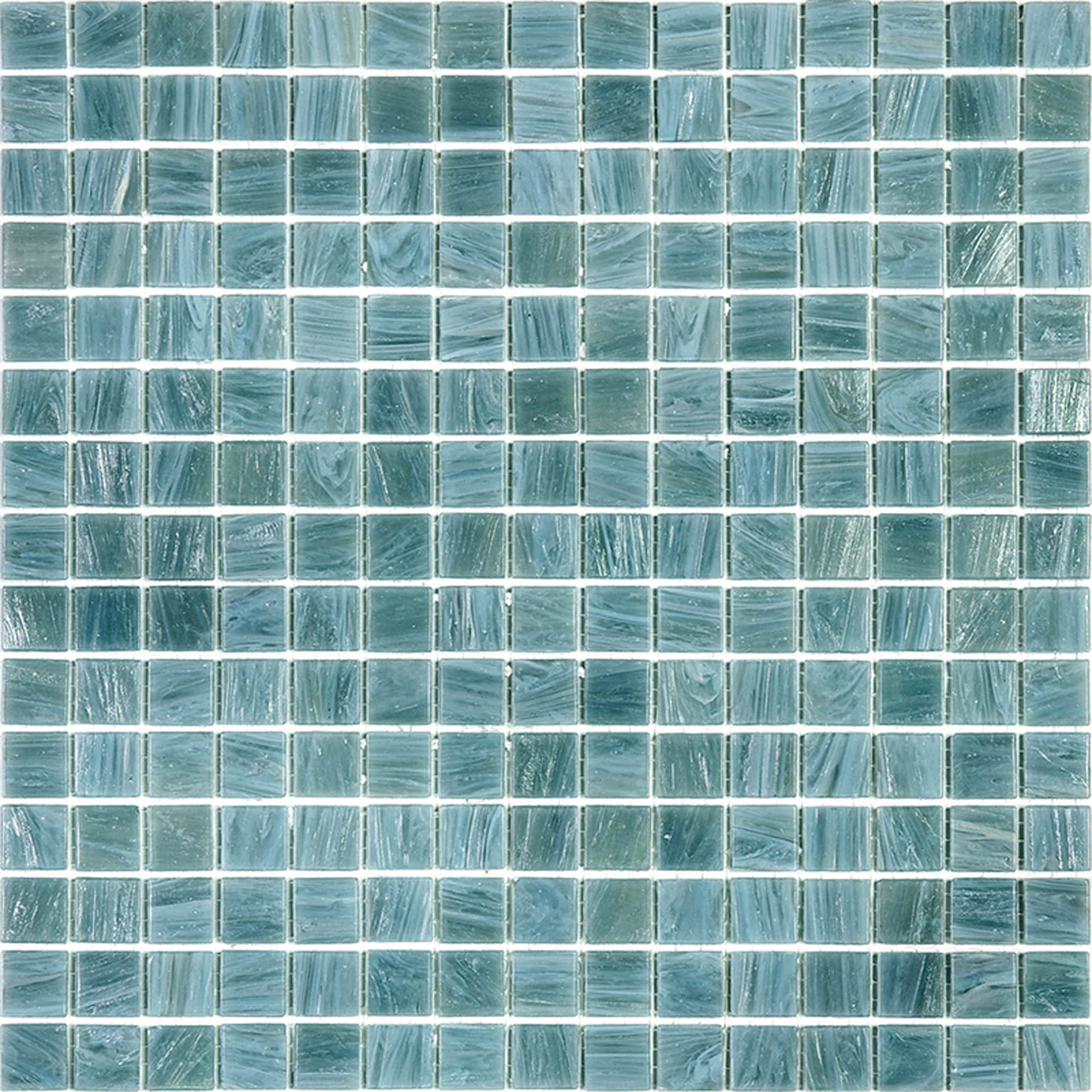 Apollo Tile APLST88GR709A Celestial Pool Blue 12-in x 12-in Glossy Glass Mosaic Floor and Wall Tile (20-sq. ft/ Carton)