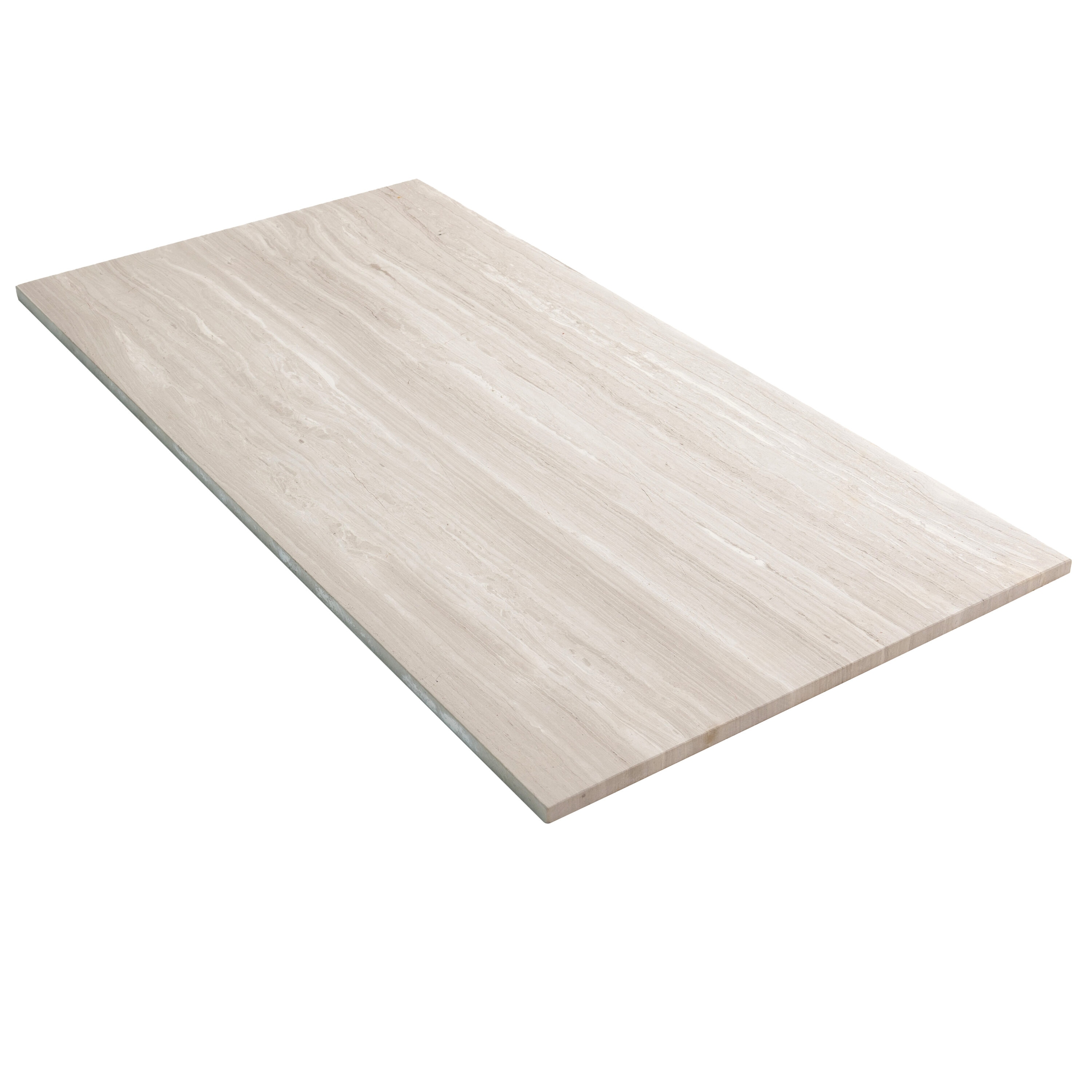 Gray 12" x 24" Honed Marble Look Wall & Floor Tile