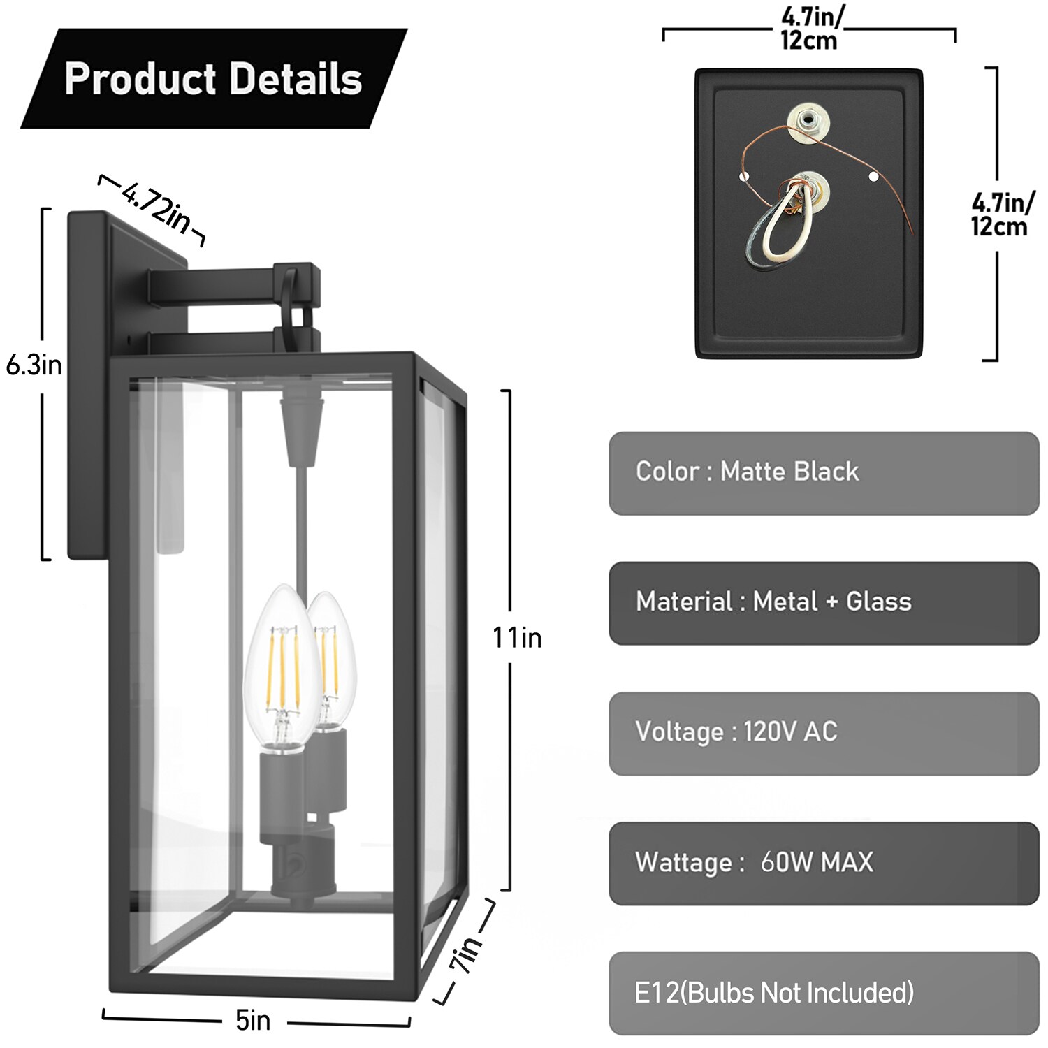 Cedar Hill 106202 Outdoor-Wall-Lighting - View #5