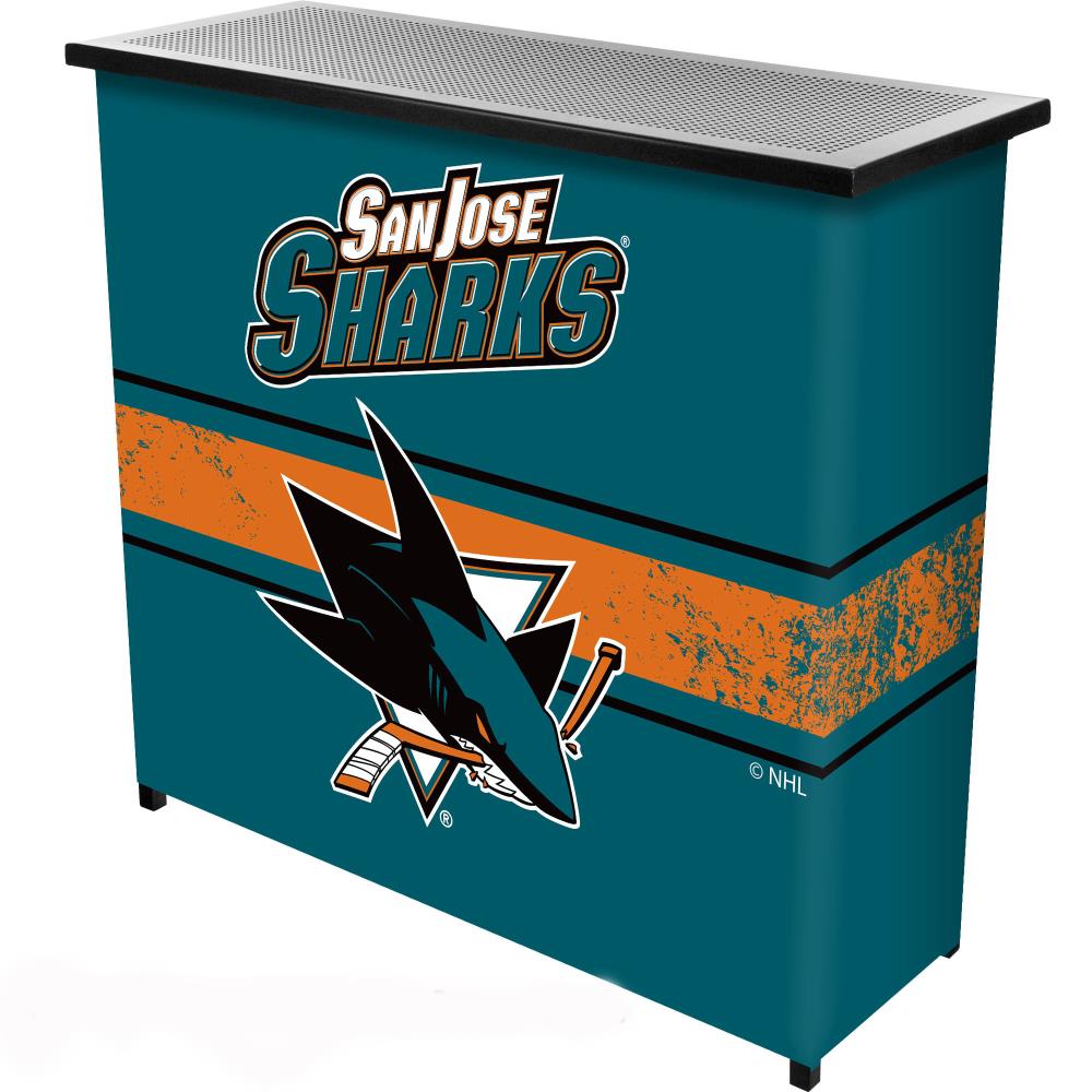 Trademark Gameroom NHL8000-SJS2 San Jose Sharks-Bar 39-in x 36-in Multiple Colors/Finishes Rectangle Mini Bar