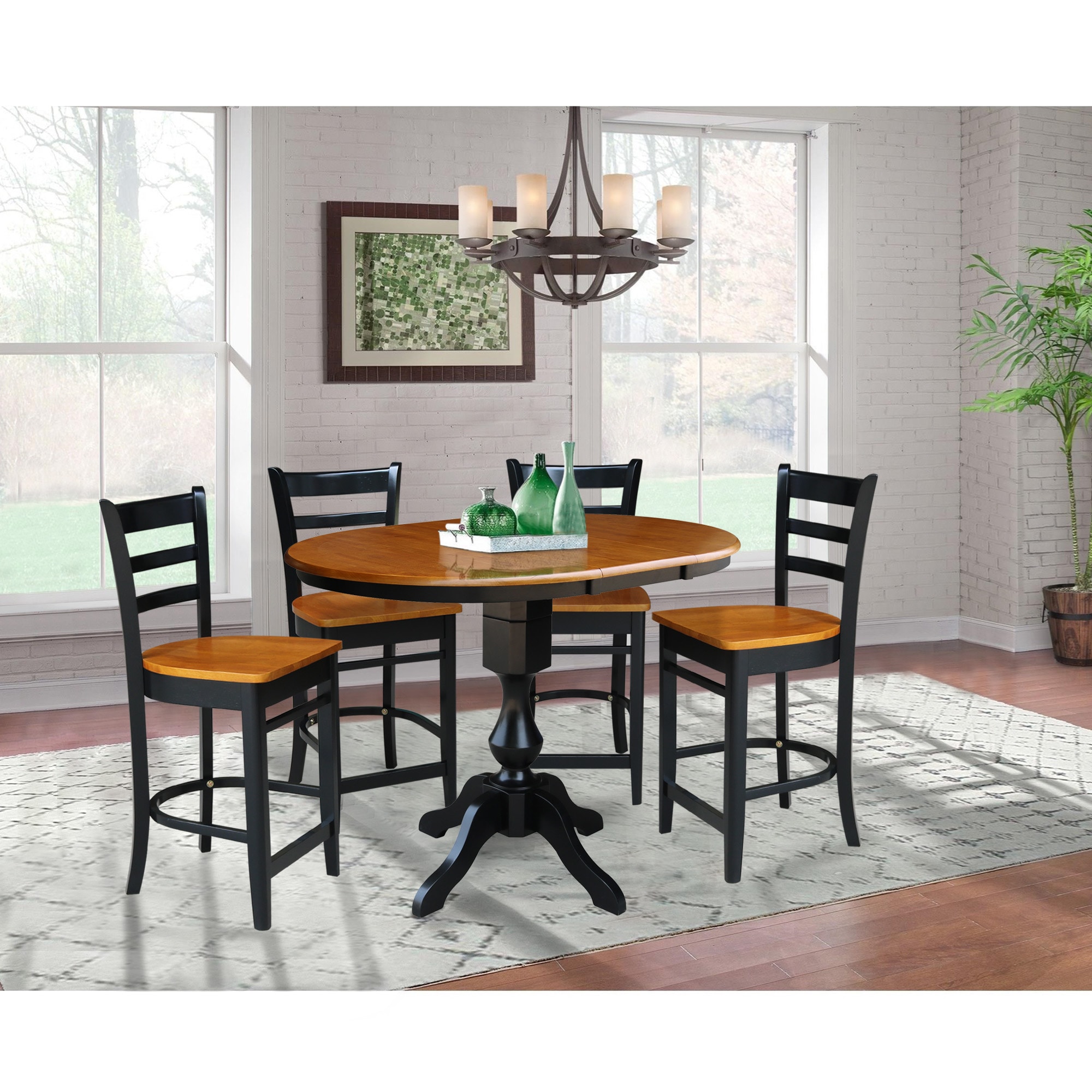 International Concepts K57-36RXT-11-S6172-4 Dining-Sets - View #2