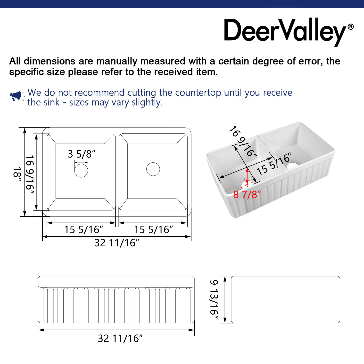 DeerValley DV-1K503 Kitchen-Sinks - View #12