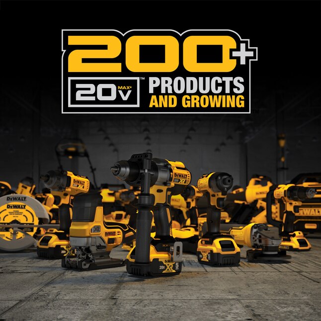 DEWALT 4-Tool 20-Volt Max Power Tool Combo Kit with Soft Case (2-Batteries  and charger Included) in the Power Tool Combo Kits department at Lowes.com