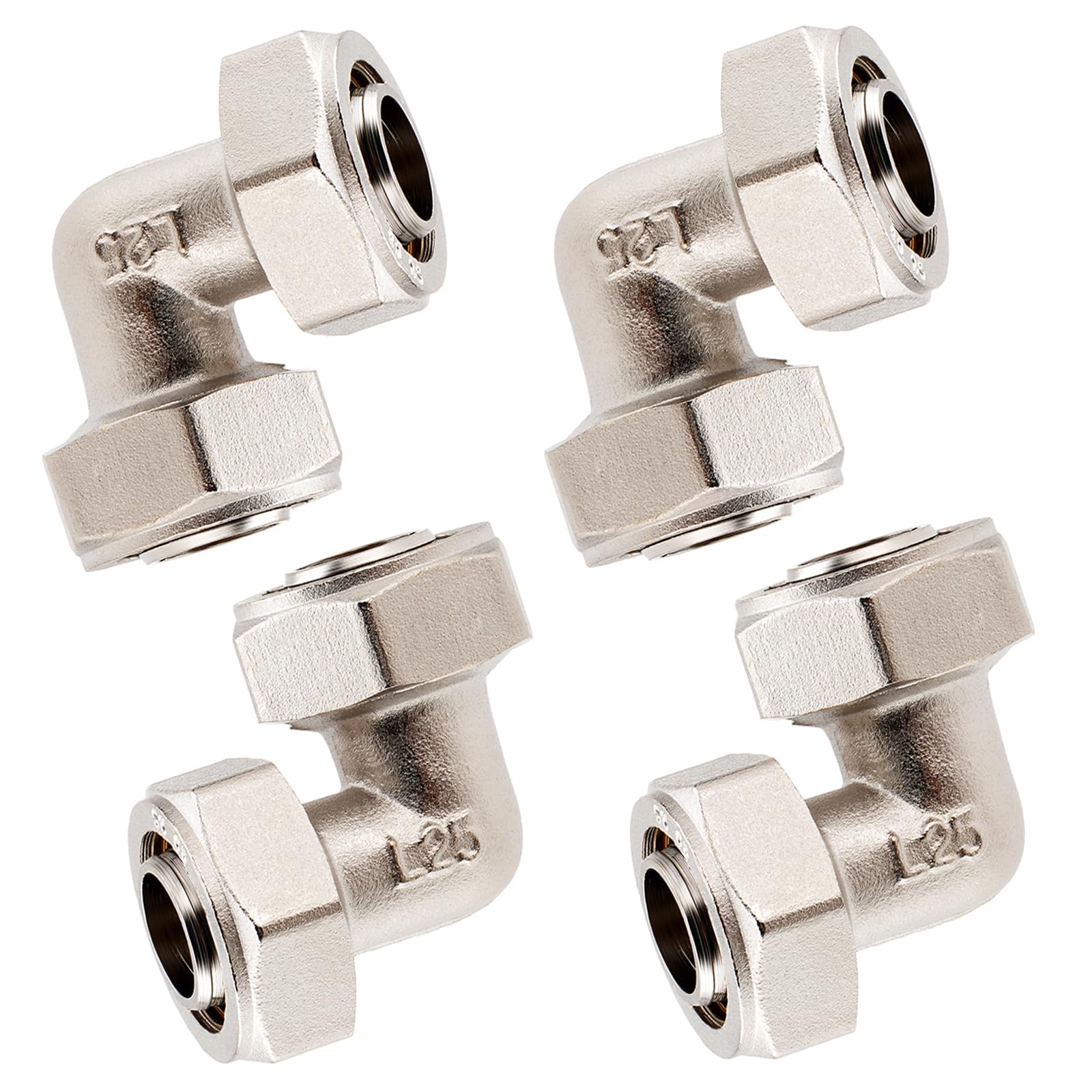 LILILIAN FMY 3 4 Air Piping Fitting Elbow Rapid Air System Kit Nickel ...