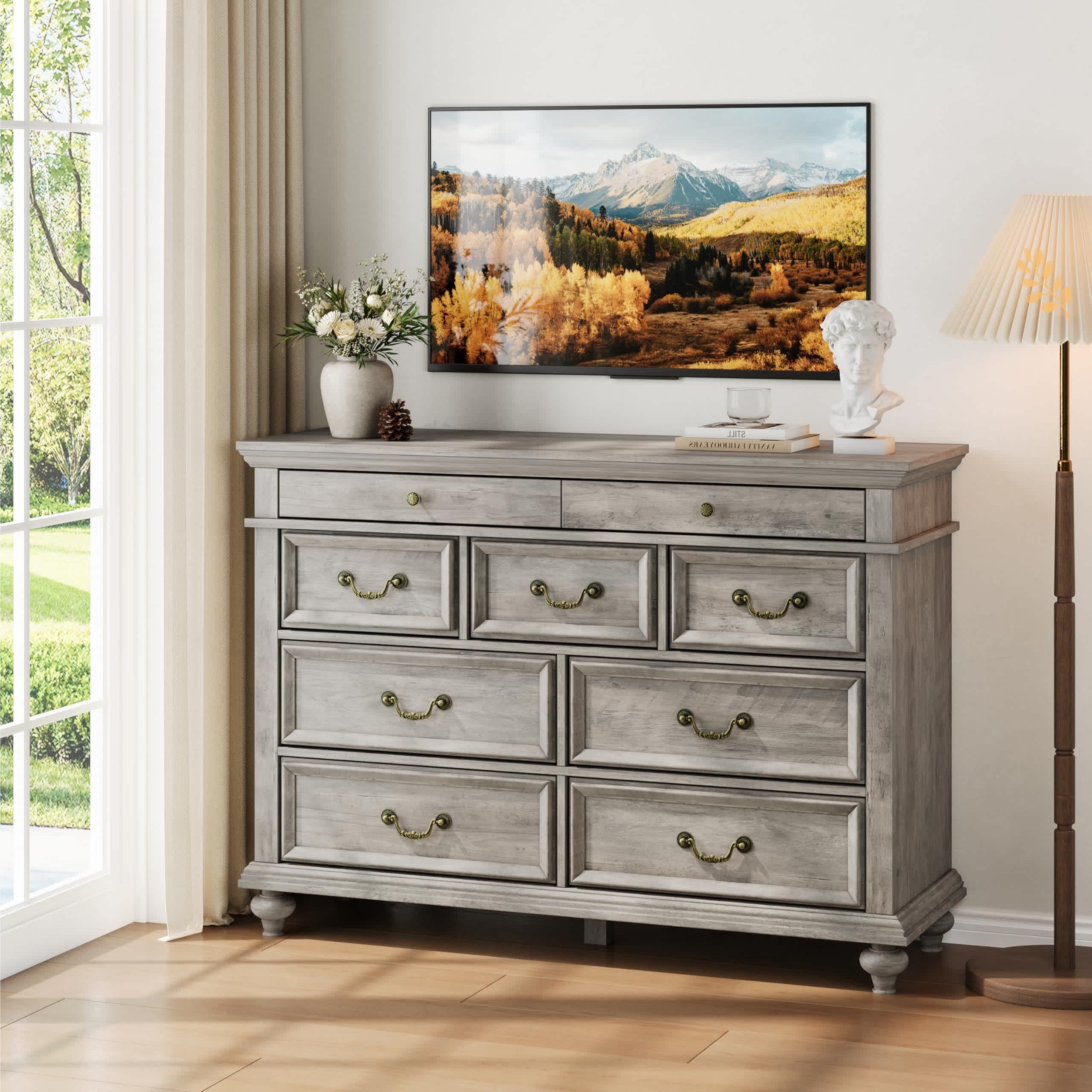 9 drawer dresser modern Suki 9 Drawer Dresser