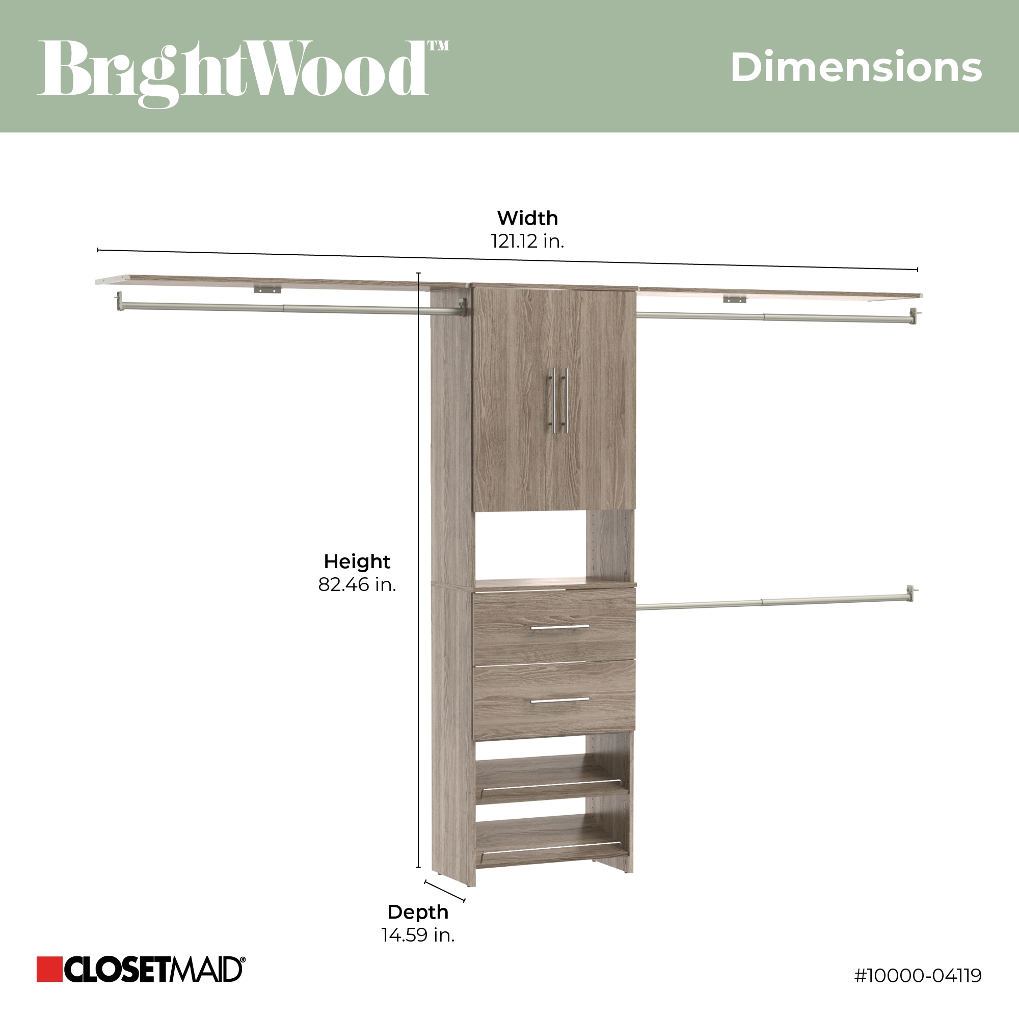 ClosetMaid 10000-04119 Wood-Closet-Kits - View #9
