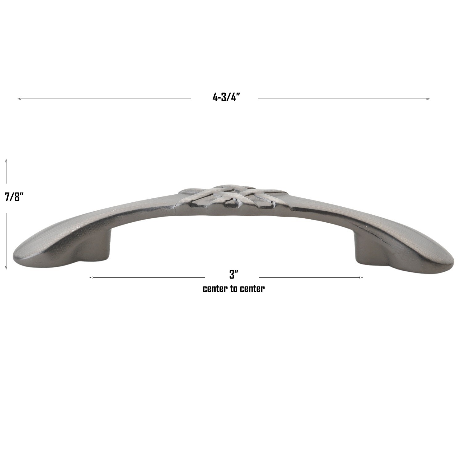 GlideRite Hardware 83063-P-5 Cabinet-Pulls - View #4