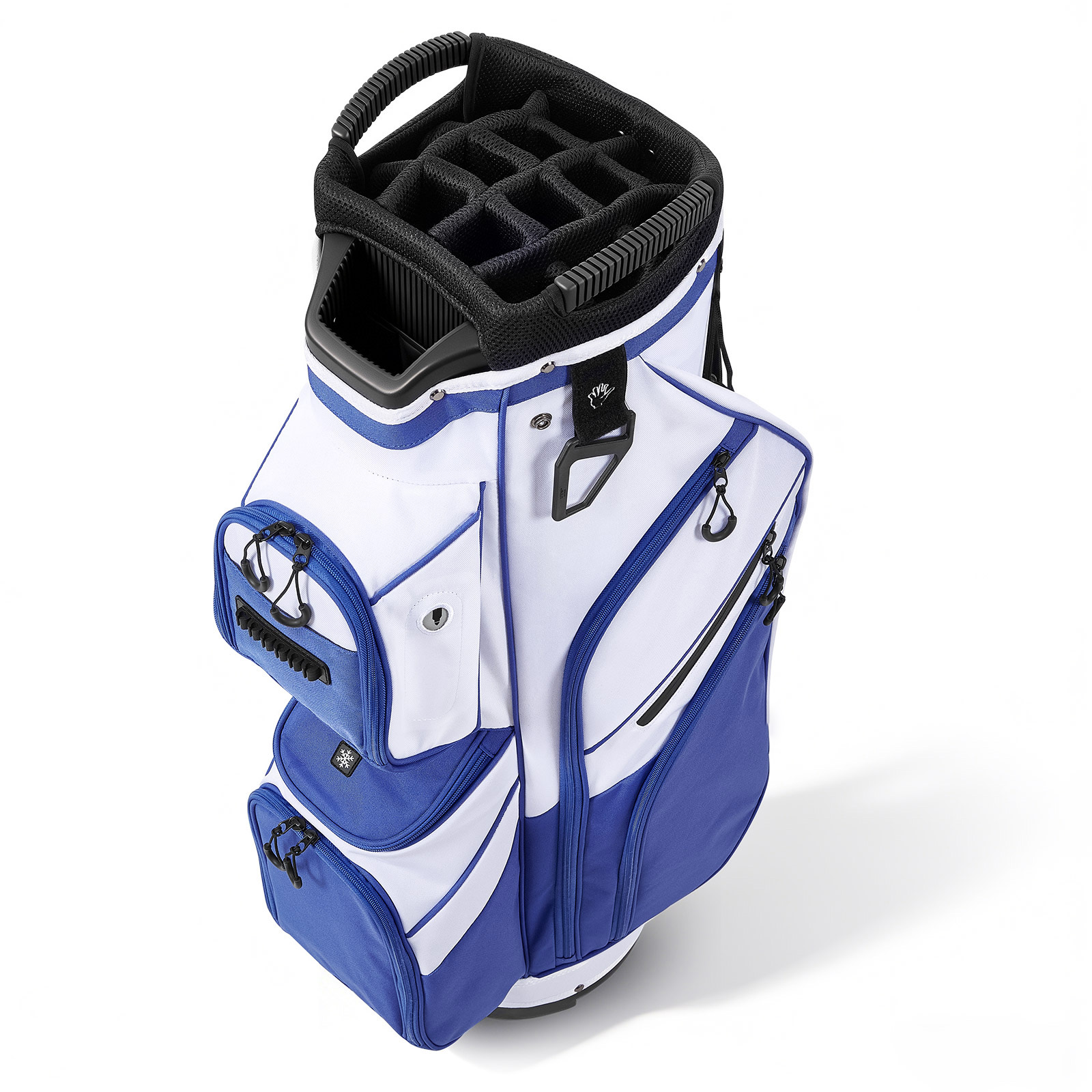 VEVOR Golf Cart Bag 15 Way Top Divider Organizer Golf Club Bag with Full-length Divider Storage Pockets Ergonomic Shoulder Strap Rain Hood Smooth Zippers Lightweight Polyester for Men and Women