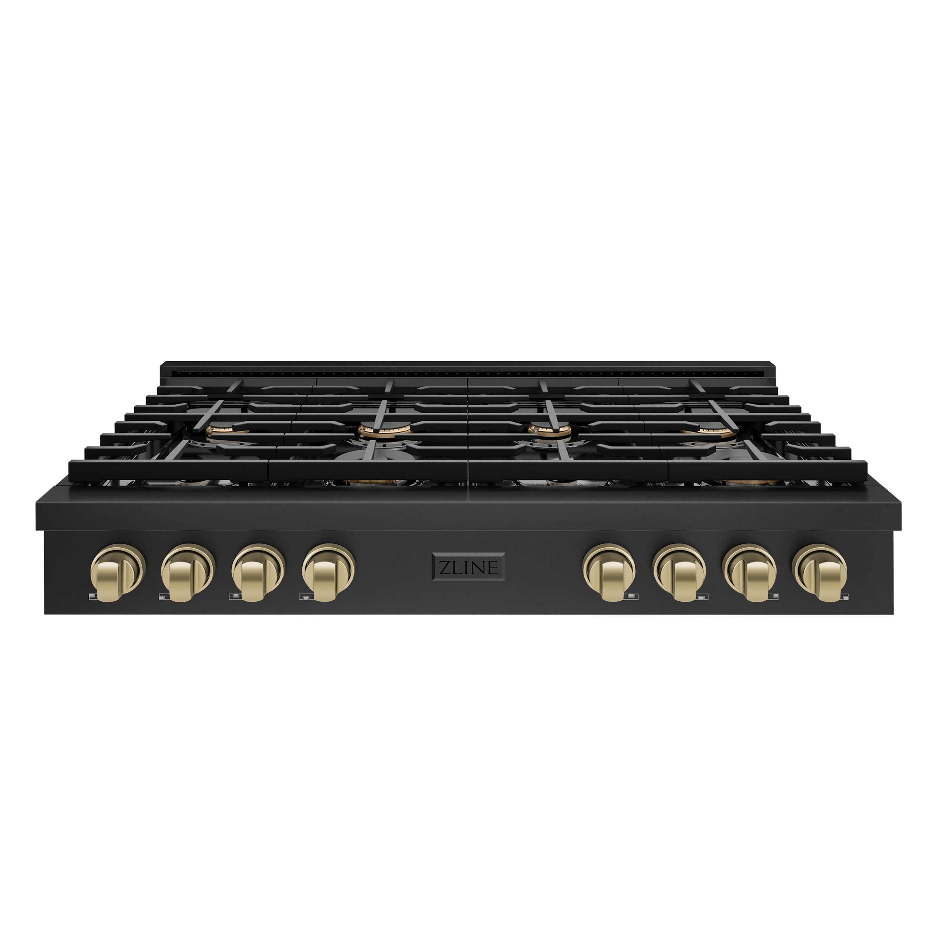 ZLINE KITCHEN & BATH SRTBZ-48-CB Paramount 48-in 8 burners Black Stainless steel Gas Cooktop
