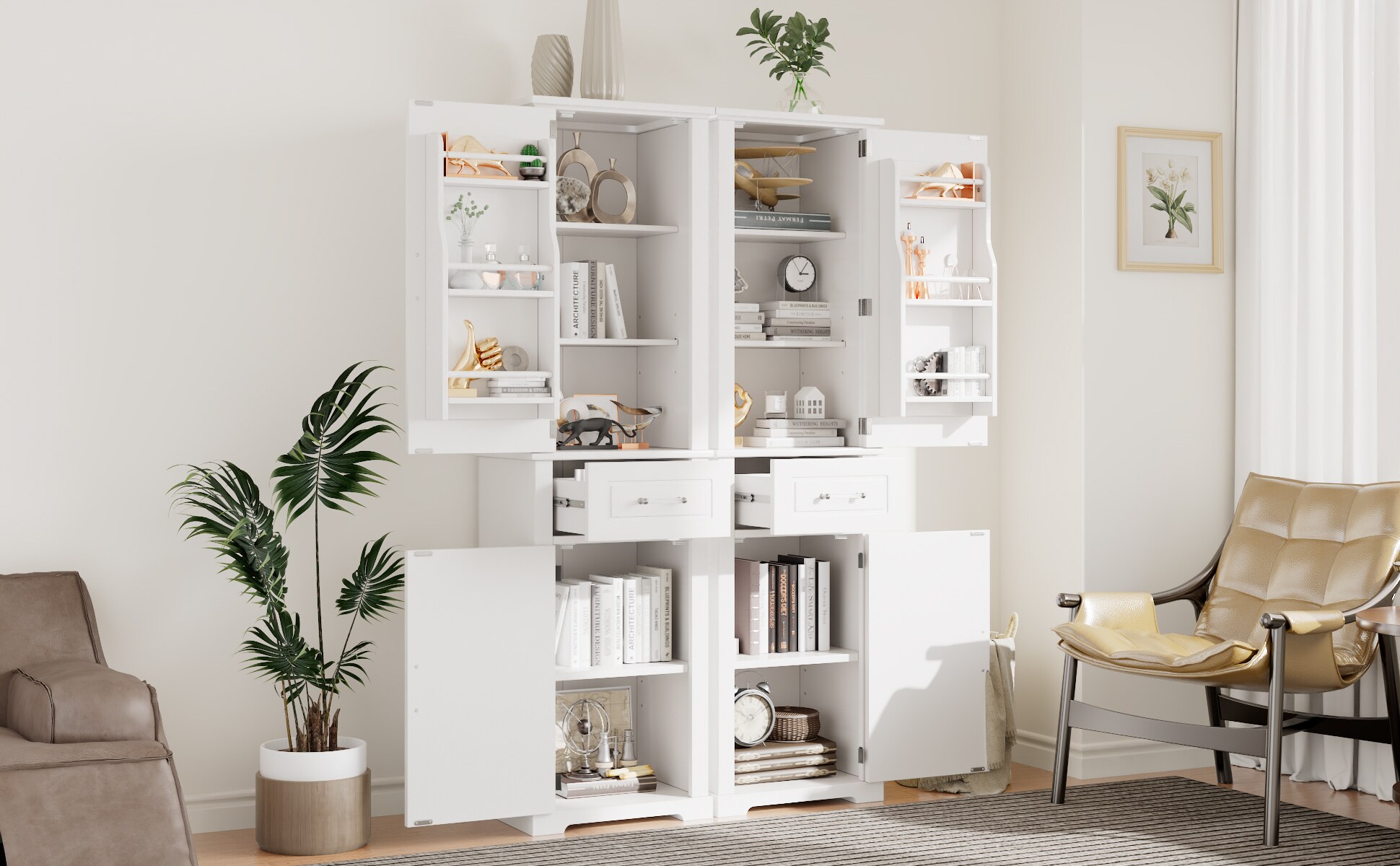 ModernLuxe L3P-N725S257456K Bathroom-Wall-Cabinets - View #18