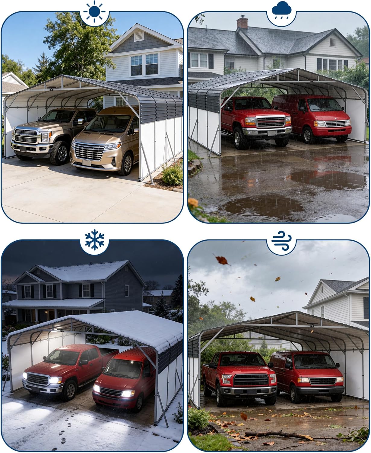 IdealHouse JOEY-W0Y3NUCGEOLX Carport-Covers - View #5