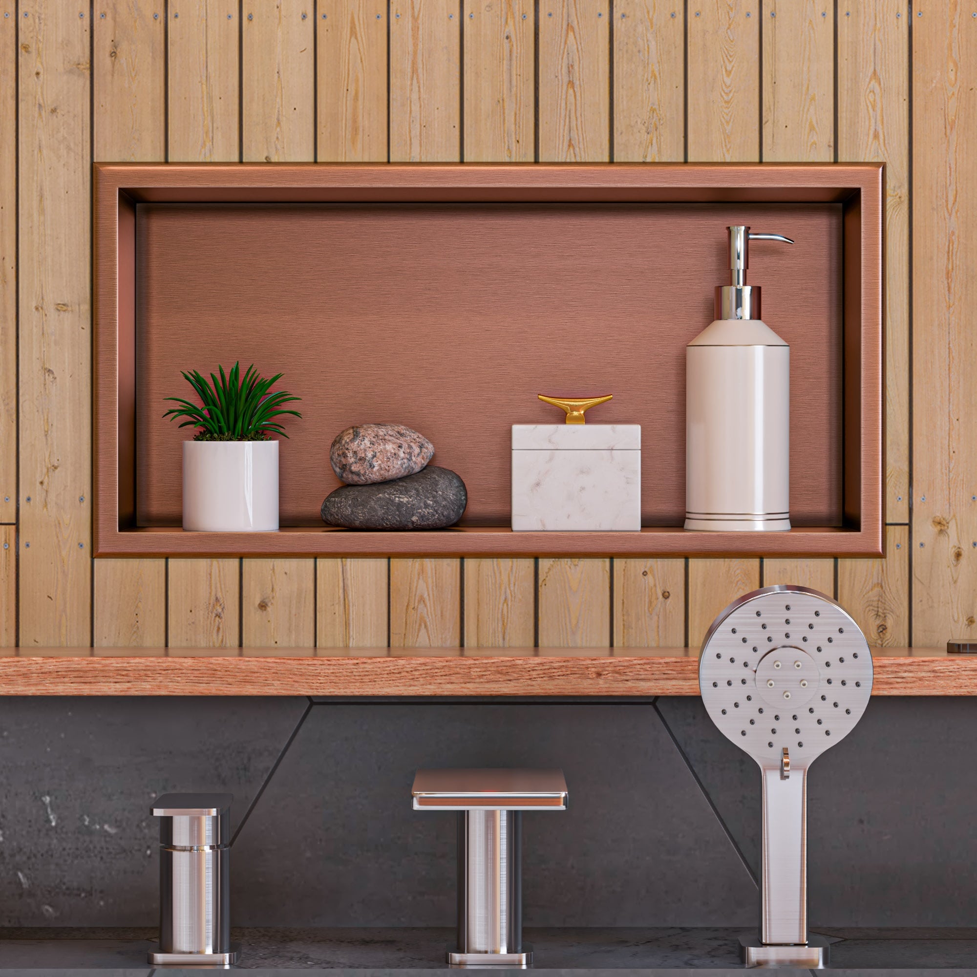 ALFI ABNP2412-BC Bathroom-Shelves - View #12