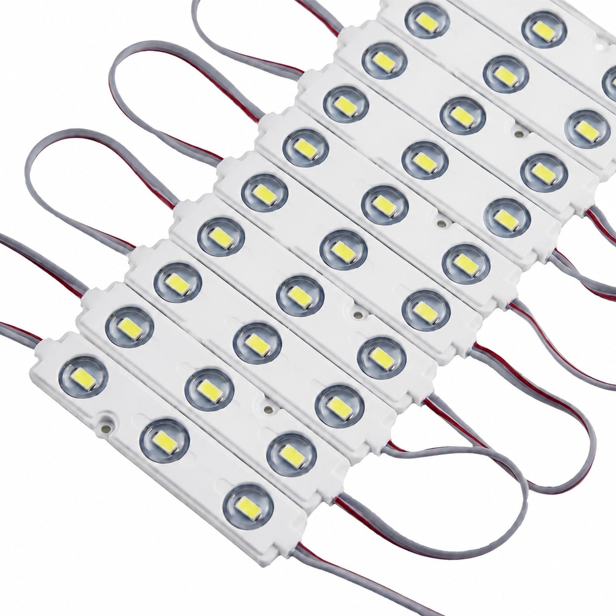 Phyfalip  Super Bright 200pcs 3 LED Module White 5630 5730 SMD 40 to 45 Lumens Per LED Waterproof Decorative Light for Letter Sign Advertising