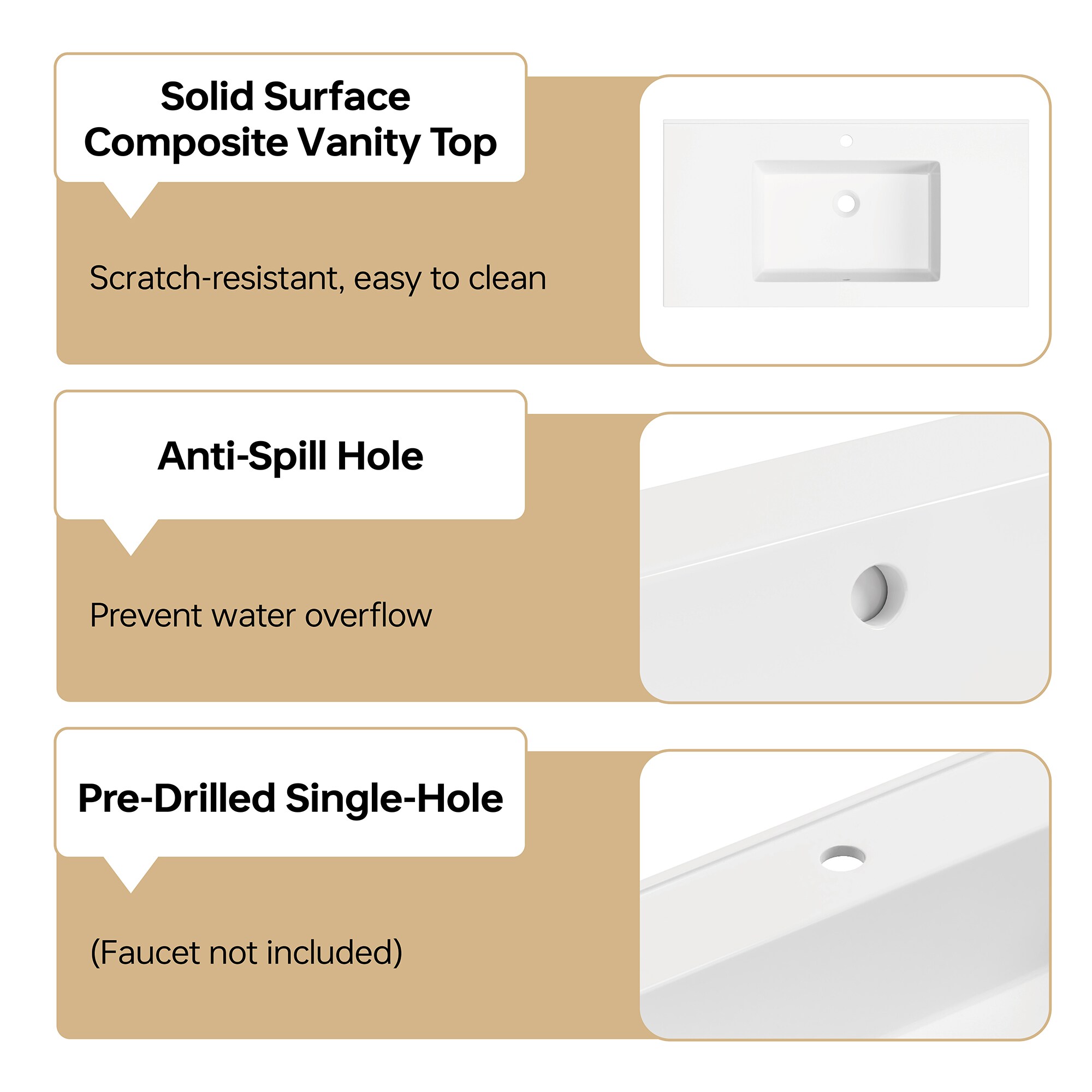 DELUXE LIVING V24033KD-36W Bath-Vanity-Combo - View #8