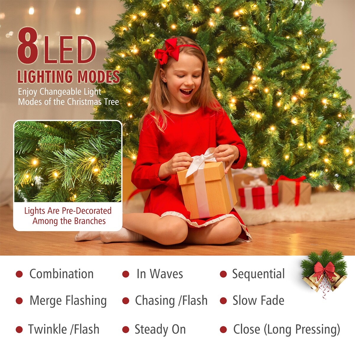 WELLFOR CM-HJY-23547US Artificial-Christmas-Trees - View #7