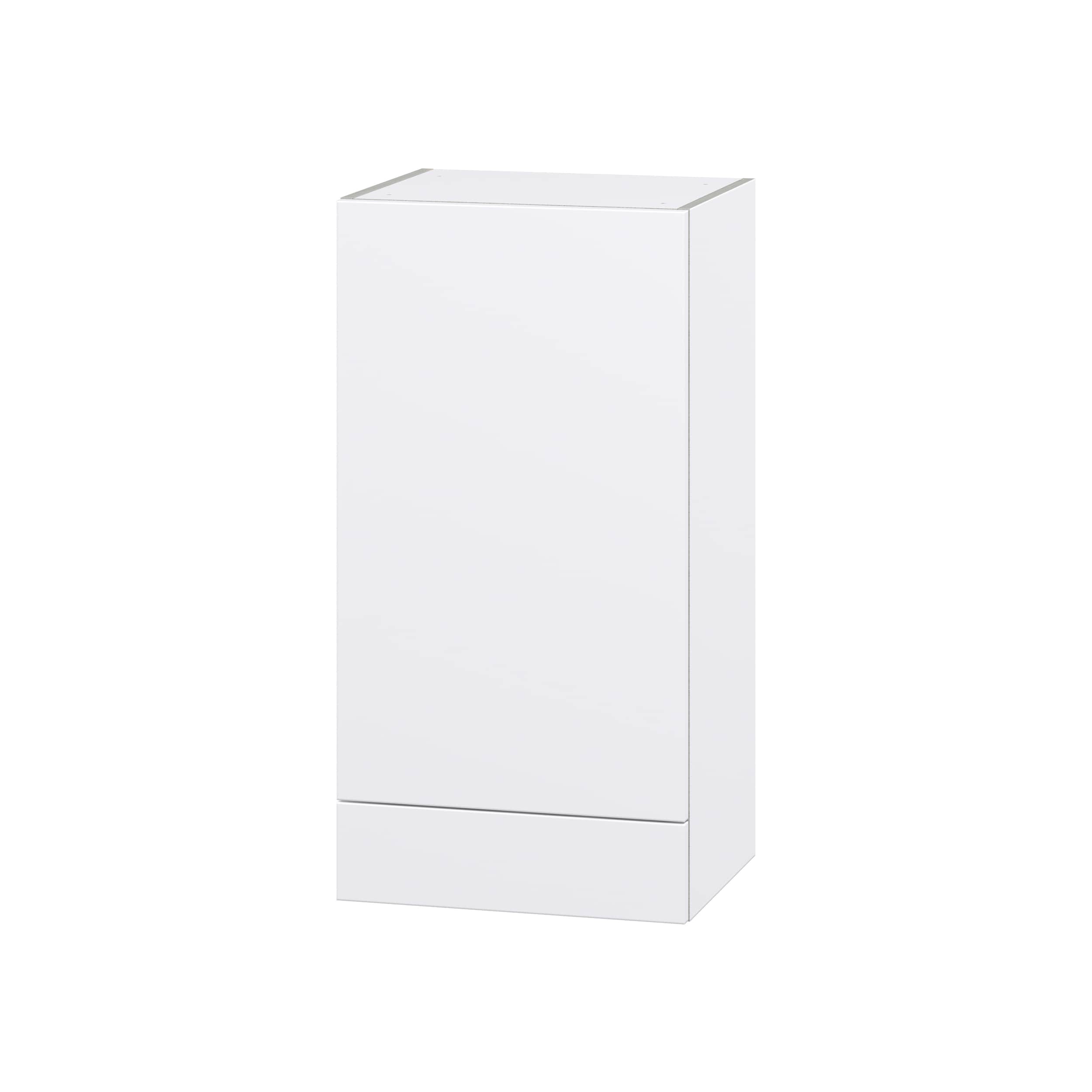 Hugo&Borg DSW1835A(L/R)-LA Lasalle 18-in W x 35-in H x 14-in D Bright White Slab Wall Fully assembled Cabinet (Flat Panel Slab)
