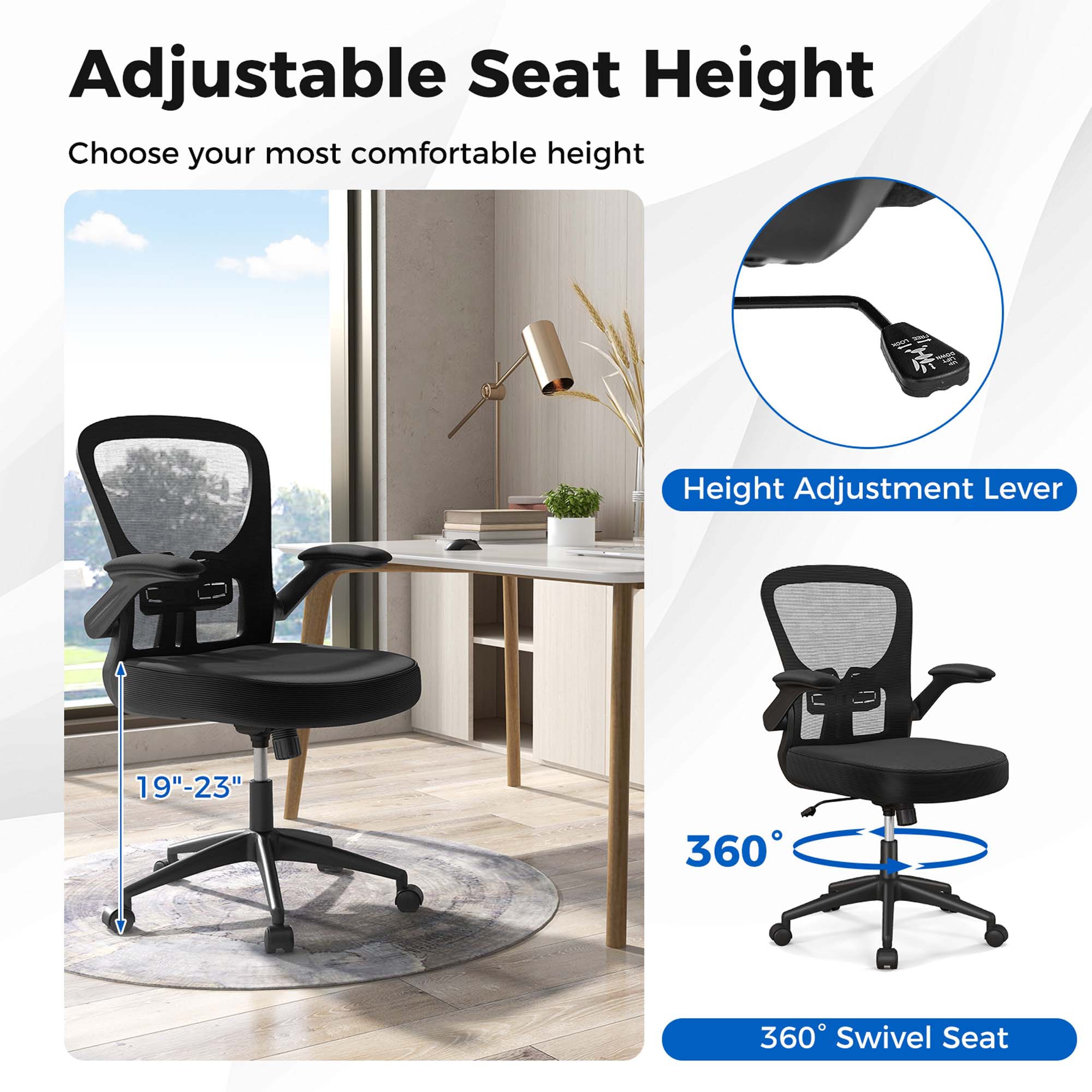 Costway HCST01706 Office-Chairs - View #8