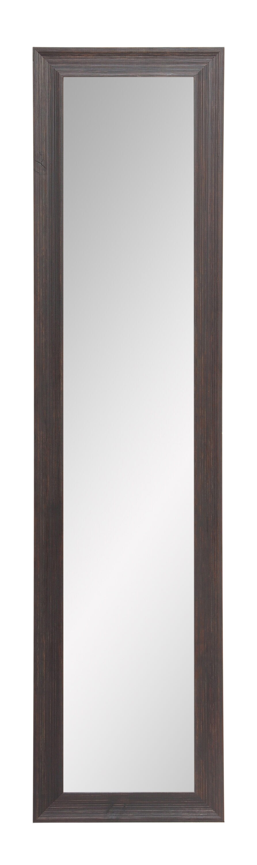 BrandtWorks BM17SKINNY 15.5-Inches W x 70.5-Inches H Rectangle Brown Wood/Distressed Framed Full Length Wall Mirror